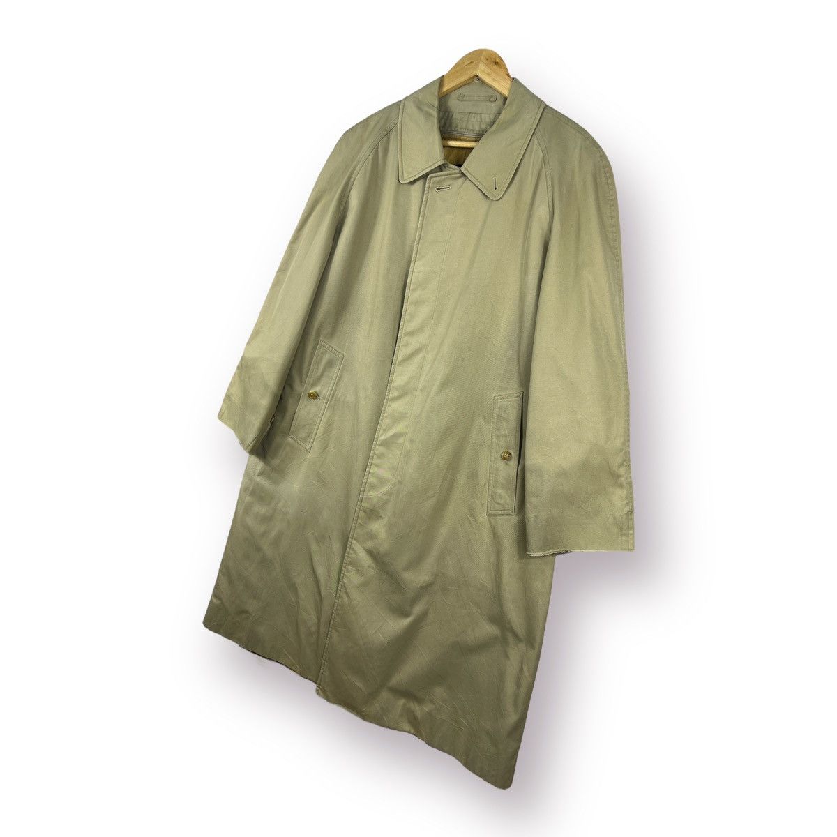 Burberry Prorsum 🔥 VTG DISTRESSED LONGCOAT NOVA CHECK REMOVABLE LINED Size US M / EU 48-50 / 2 - 3 Thumbnail