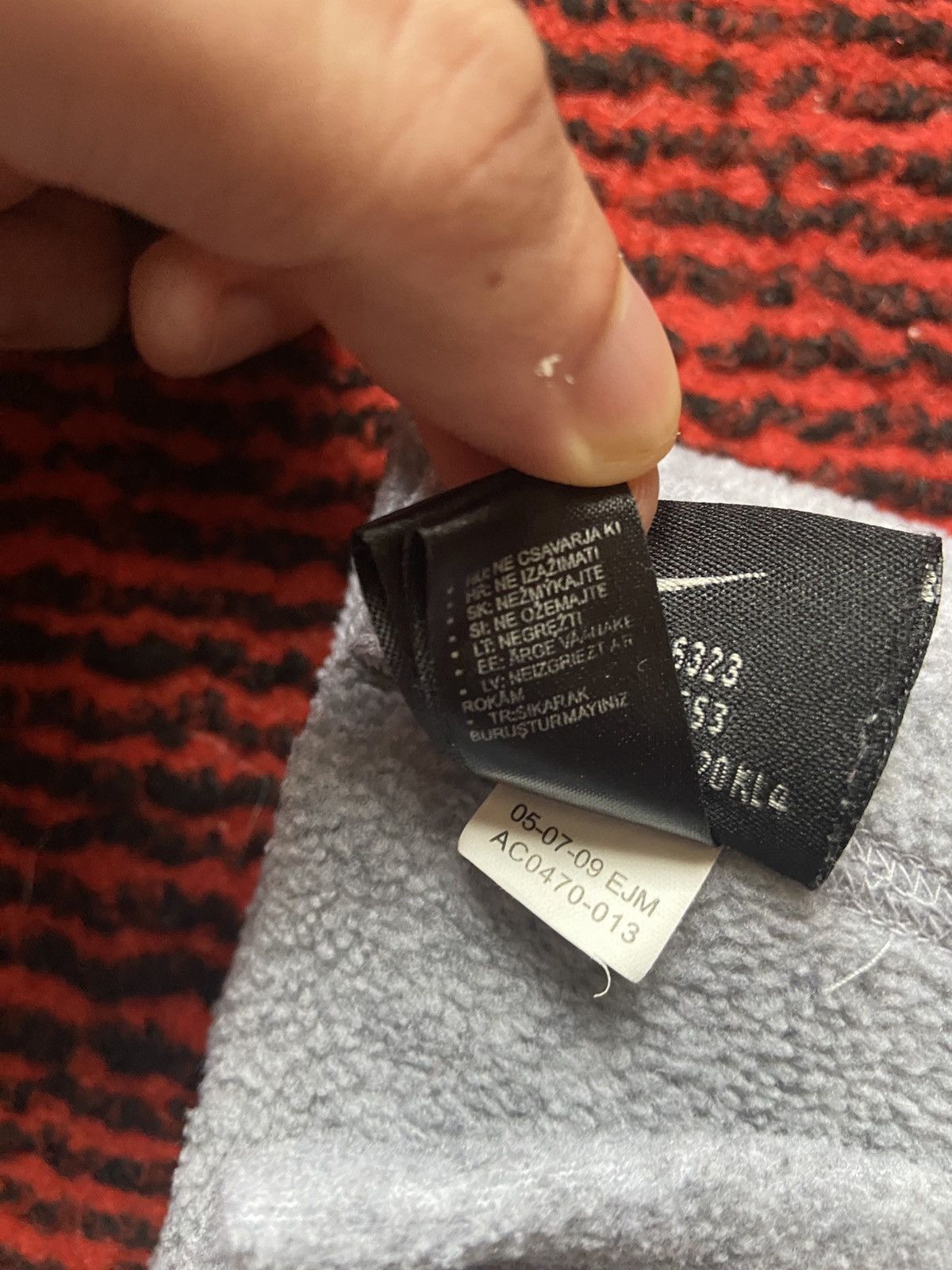 Nike × Vintage Nike vintage scarf grey Size ONE SIZE - 5 Thumbnail