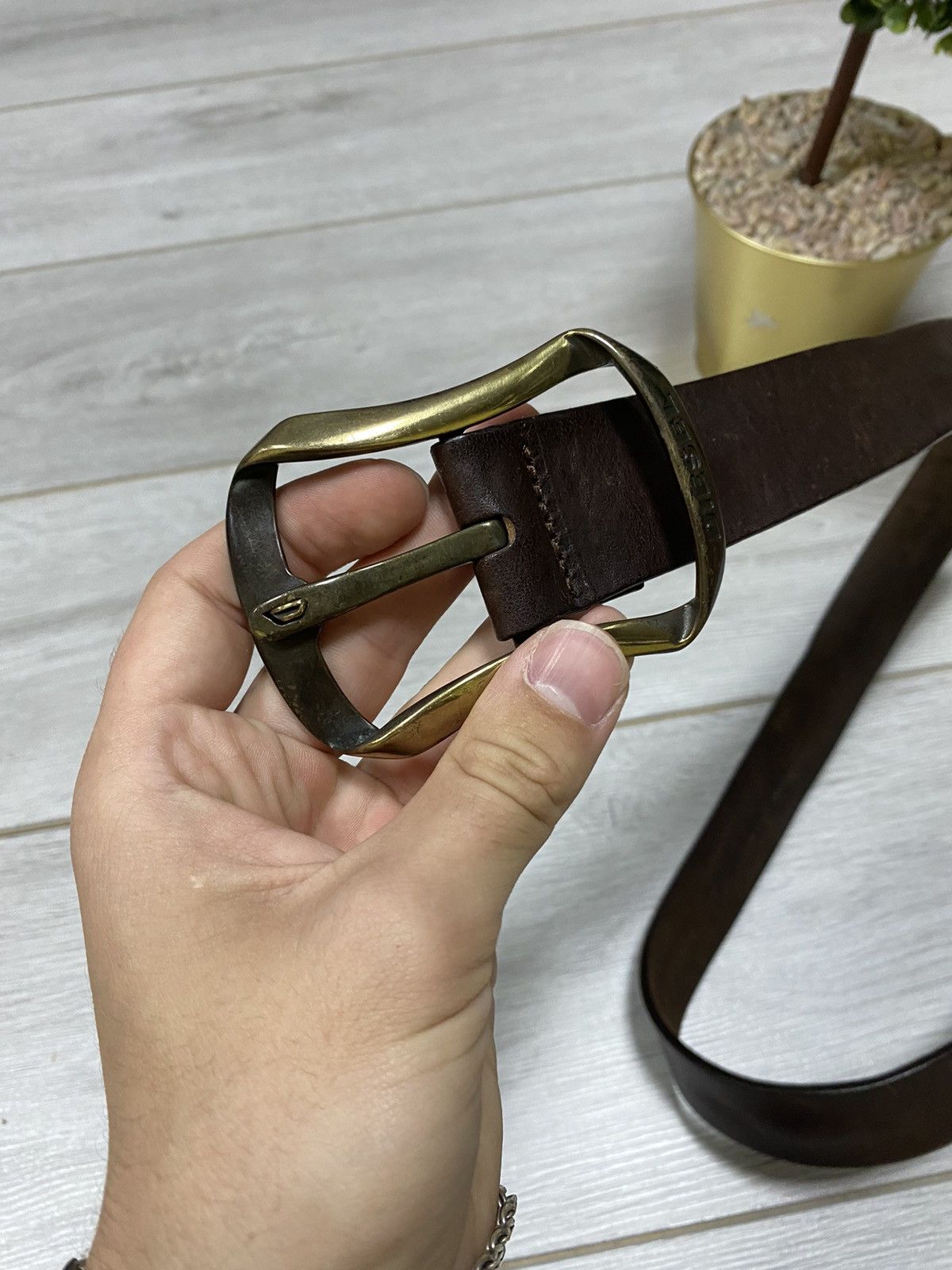 Diesel Diesel vintage leather belt Size ONE SIZE - 4 Thumbnail