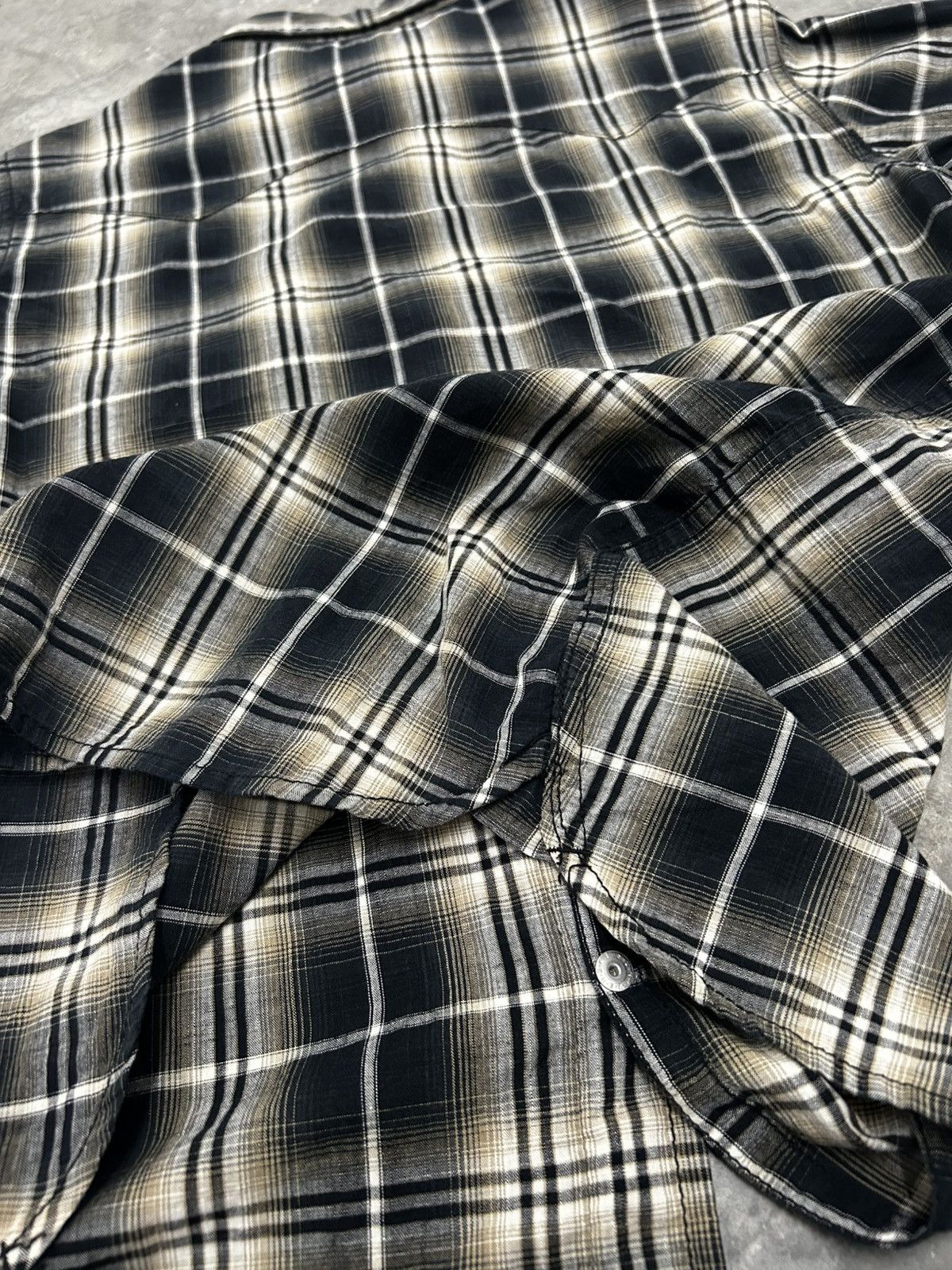 Cowboy Equipment × Lee Lee John’s Checkered Western Shirt 19470 Size US S / EU 44-46 / 1 - 8 Thumbnail