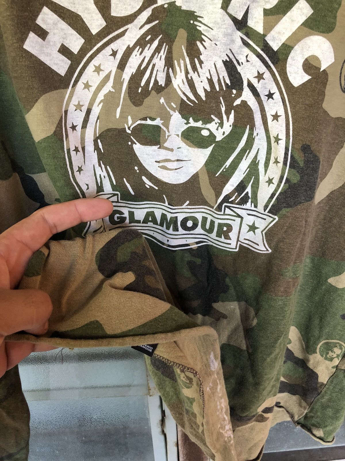 Hysteric Glamour Rare Hysteric Glamour Army Camouflage Shirt Tee Size US L / EU 52-54 / 3 - 7 Thumbnail