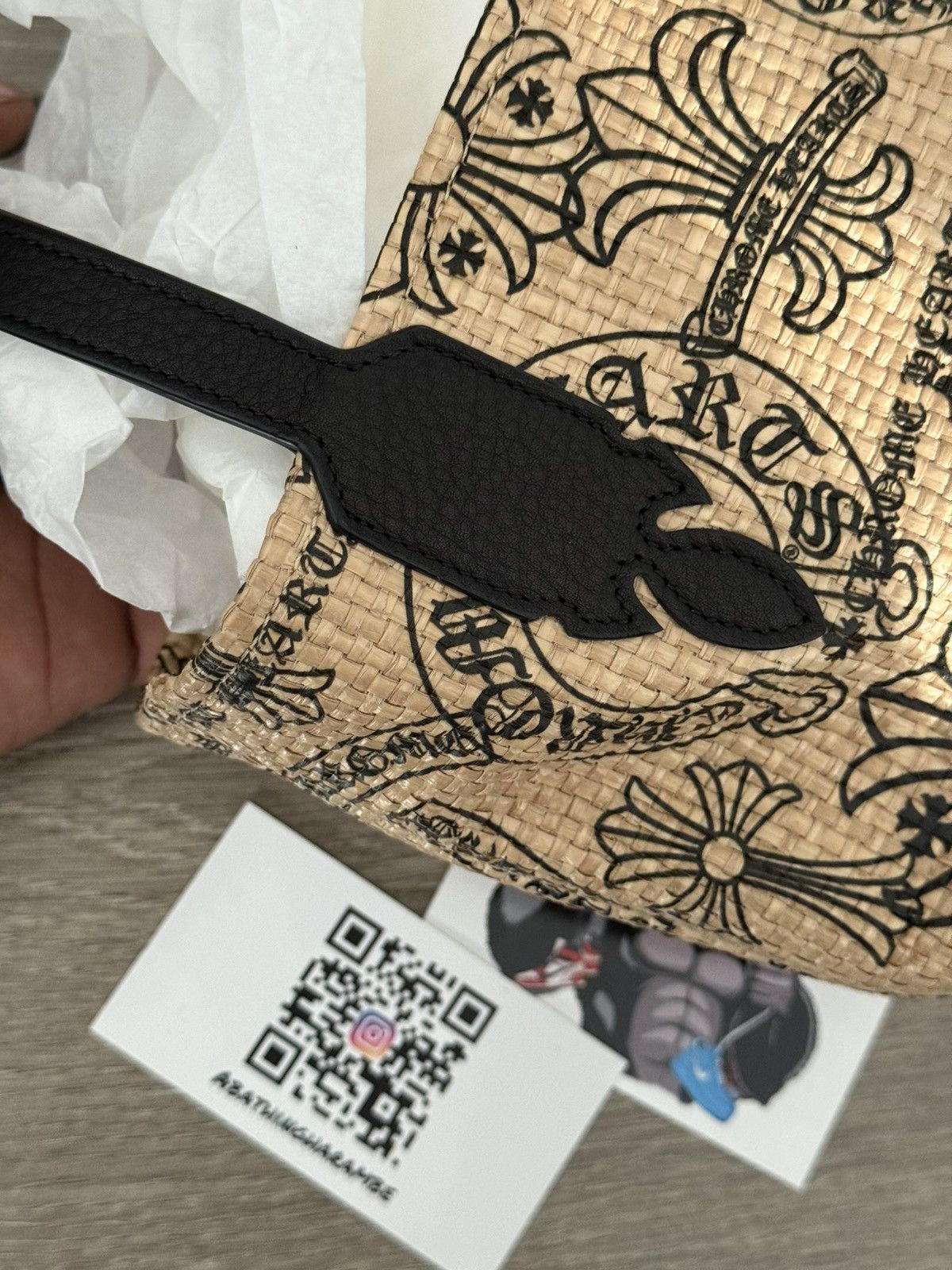 Chrome Hearts Chrome Hearts Miami Straw Beach Bag Size ONE SIZE - 8 Thumbnail