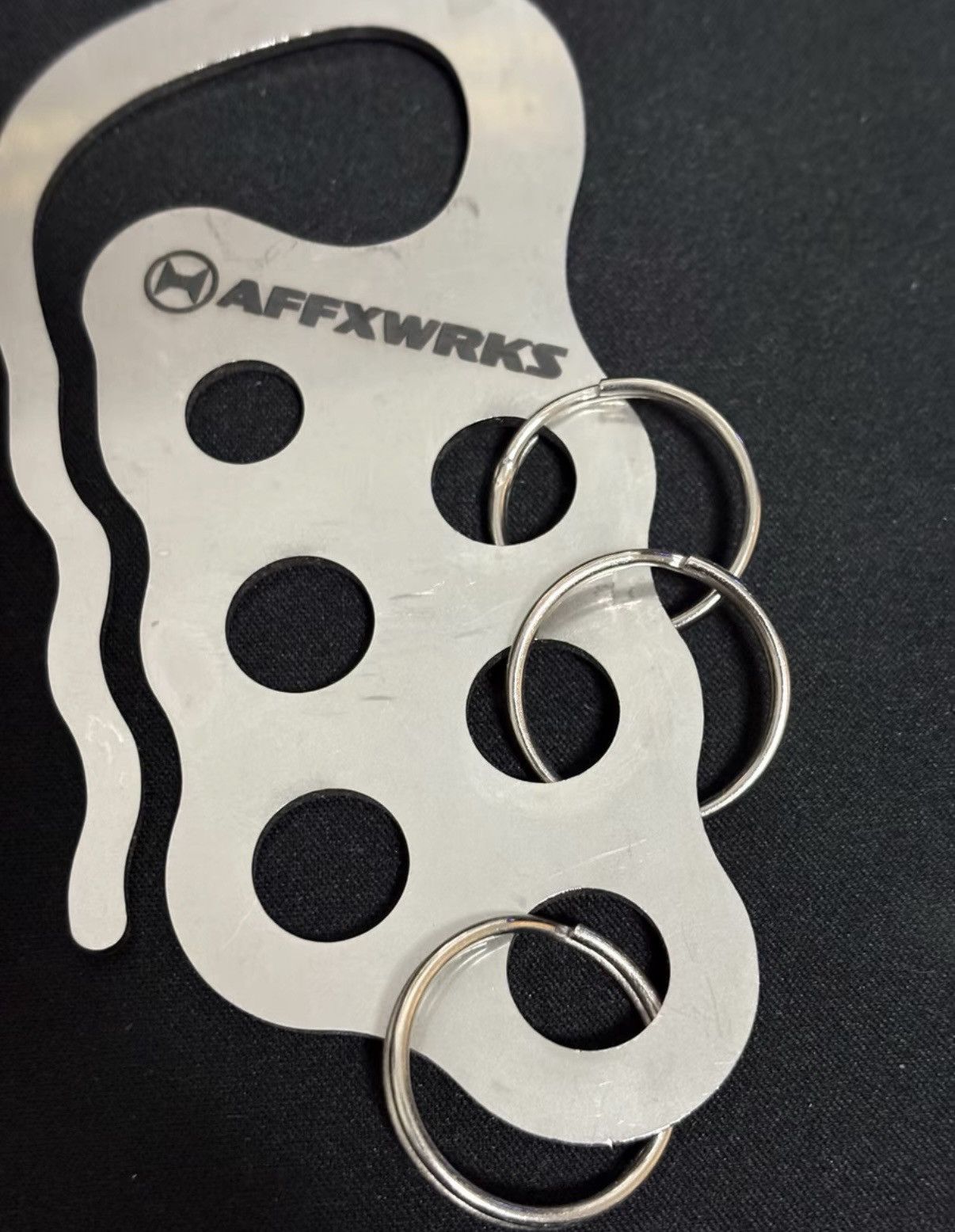 AFFXWRKS Affix Works AFFXWRKS 2Way 24SS Distressed Keychain Size ONE SIZE - 3 Thumbnail