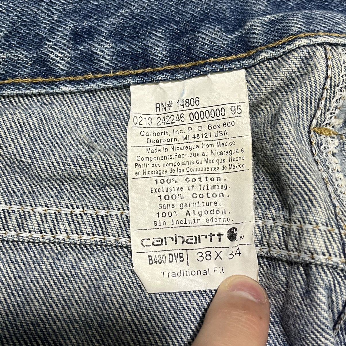 Carhartt Vintage 2000s Carhartt Jeans Utility Workwear Skater Style! Size US 38 / EU 54 - 6 Thumbnail