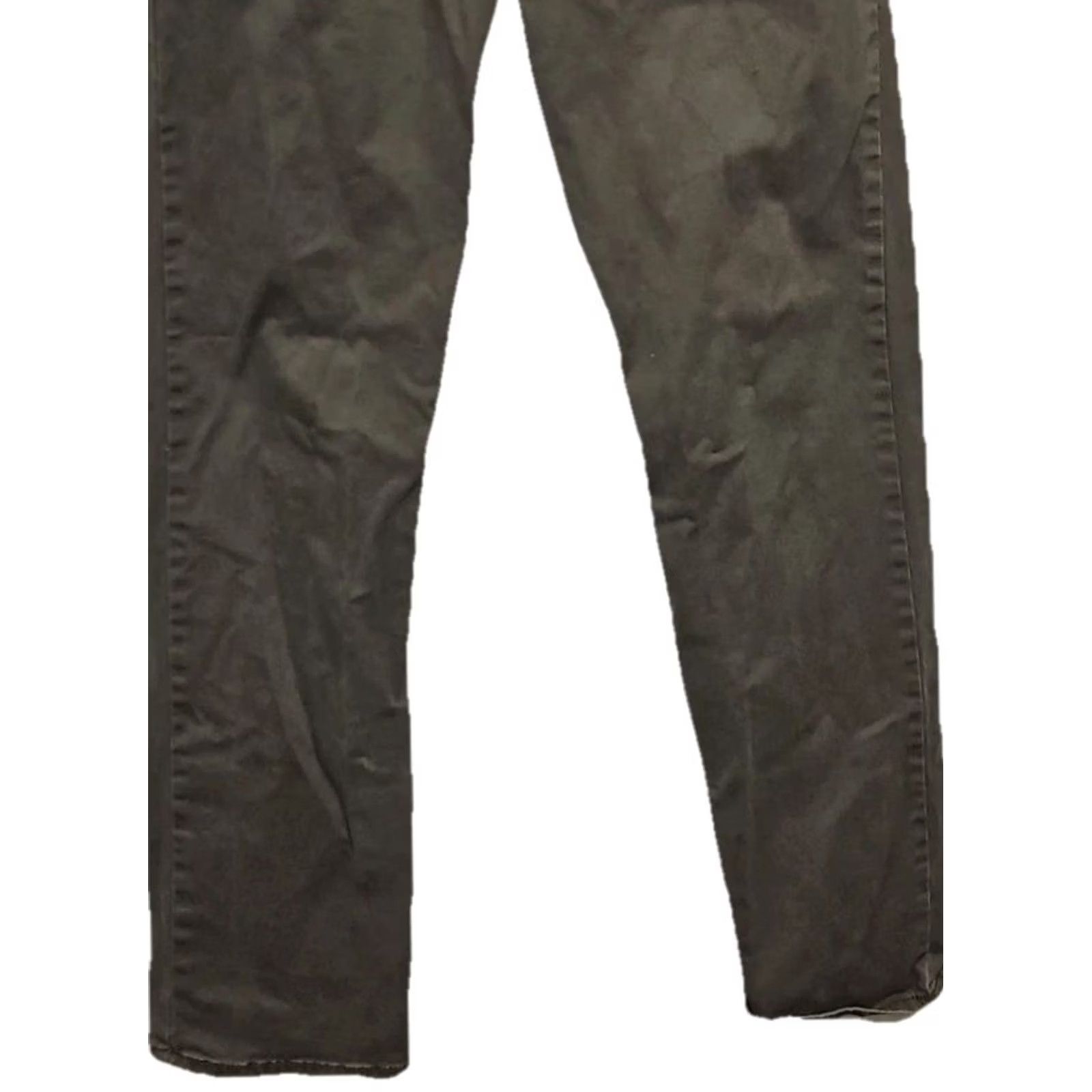 Wrangler Wrangler Jeans Straight Regular Men 28X28 Olive Brown Stretch Denim Cotton Mid Rise Black? Size US 28 / EU 44 - 3 Thumbnail