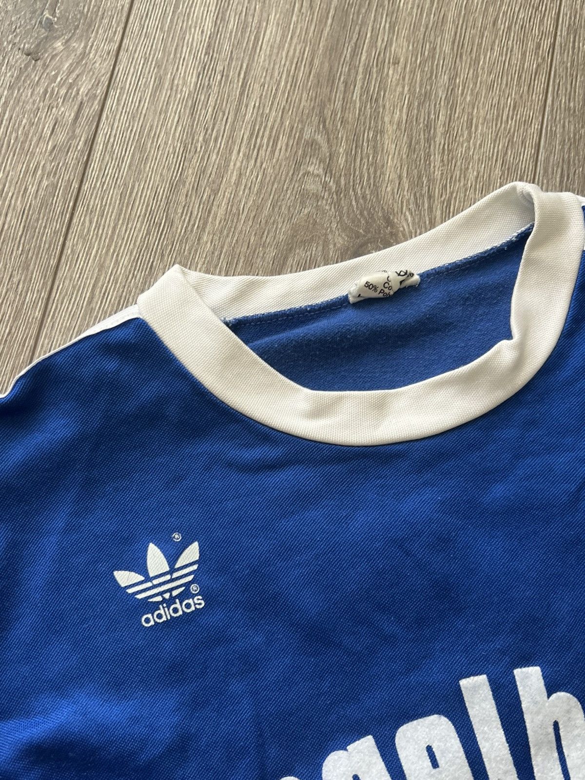 Adidas Vintage 80s Adidas Long Sleeve Jersey Made in West Germany Size US M / EU 48-50 / 2 - 7 Thumbnail