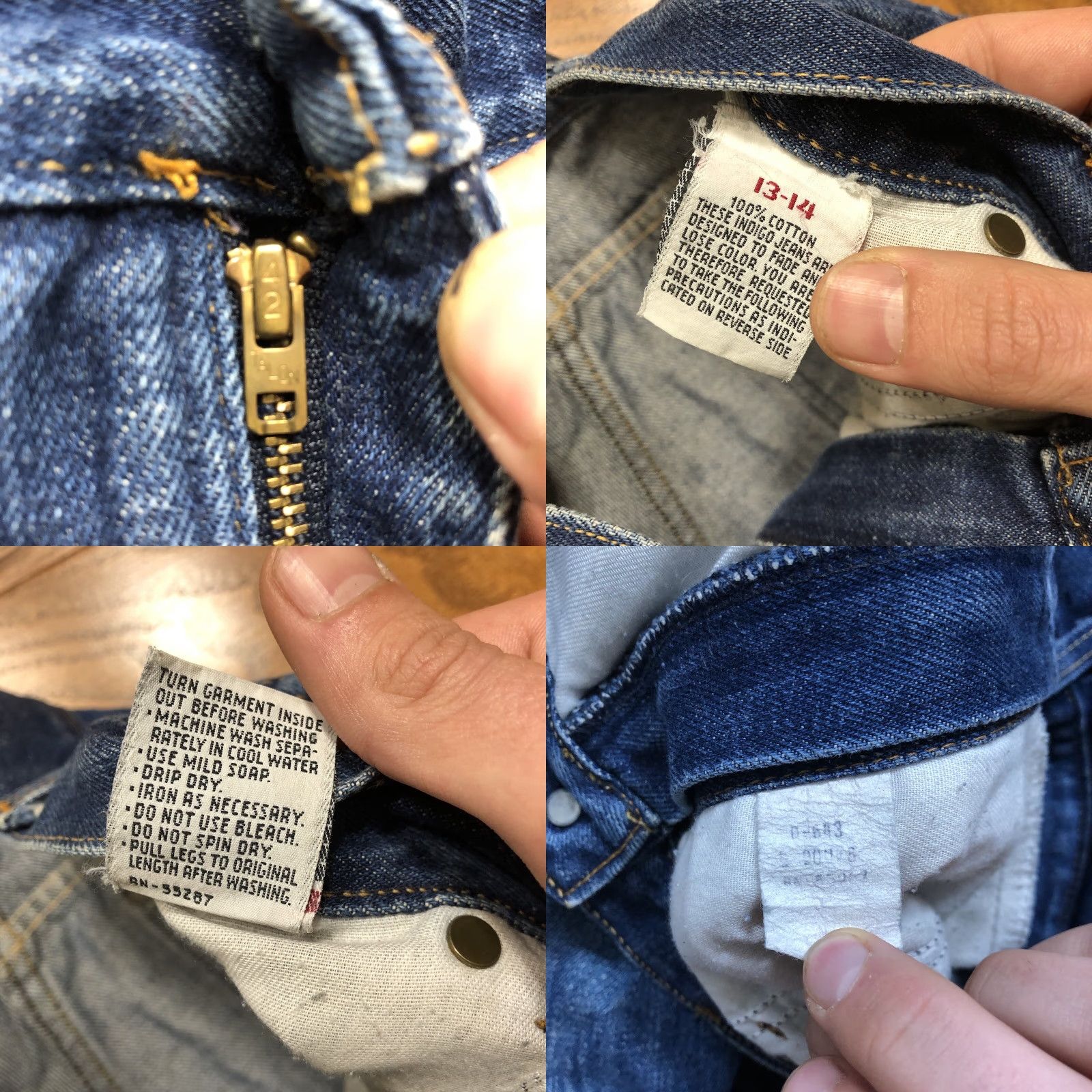 Vintage Vtg The Limited Jeans Women 14 Blue High Rise 5-Pocket Denim USA Talon Zipper Vintage 90s USA Mens? Size 36" / US 14 / IT 50 - 8 Thumbnail