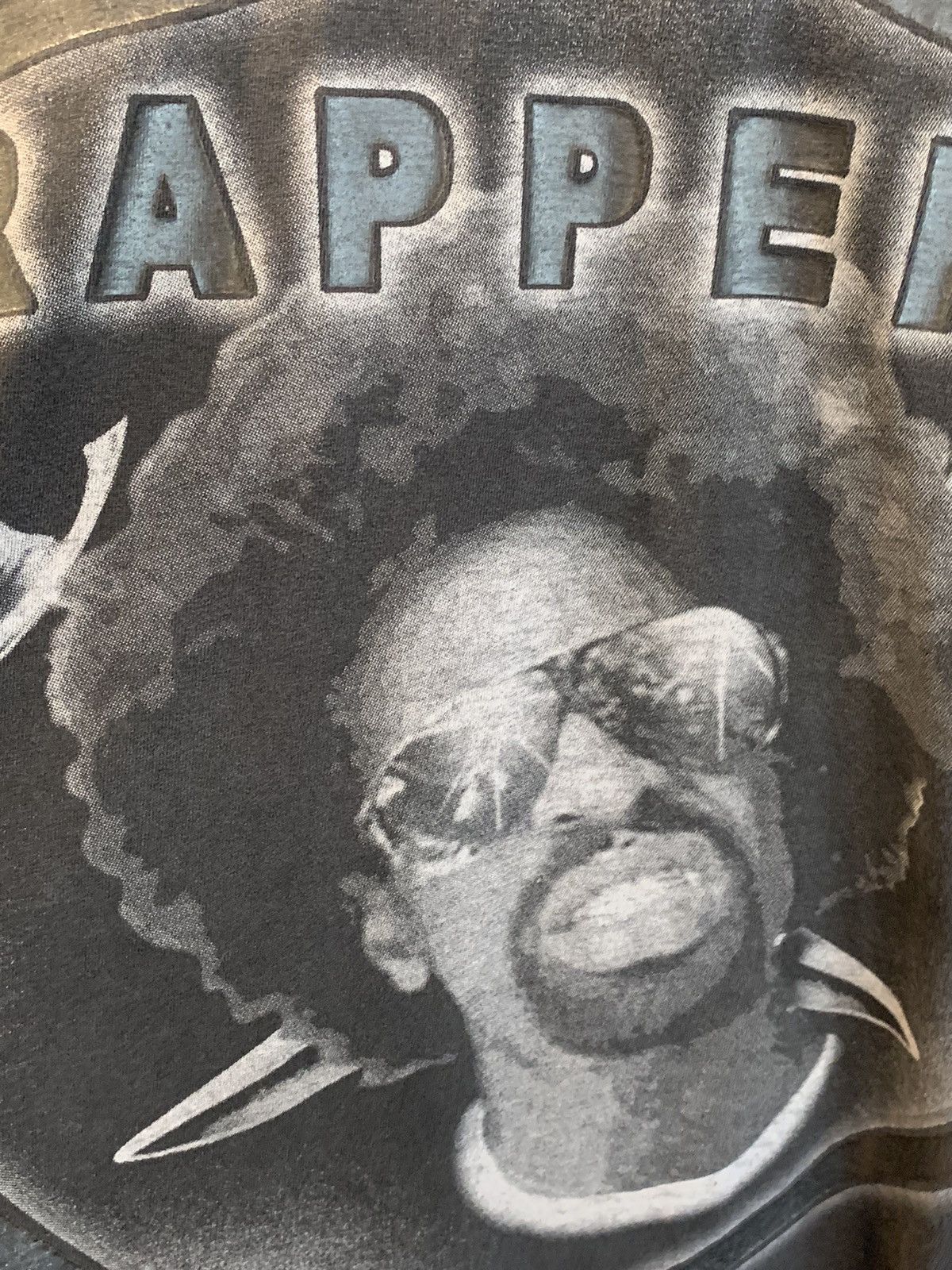Rap Tees × Vintage *RARE* Vintage Mac Dre Raiders Bay Area Parody Rap T-Shirt Size US XL / EU 56 / 4 - 4 Thumbnail