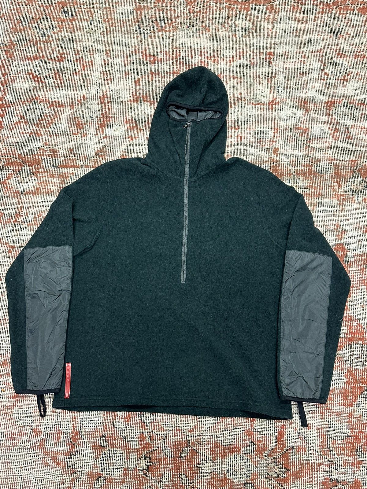 Prada PRADA fleece hoodie ninja | Grailed