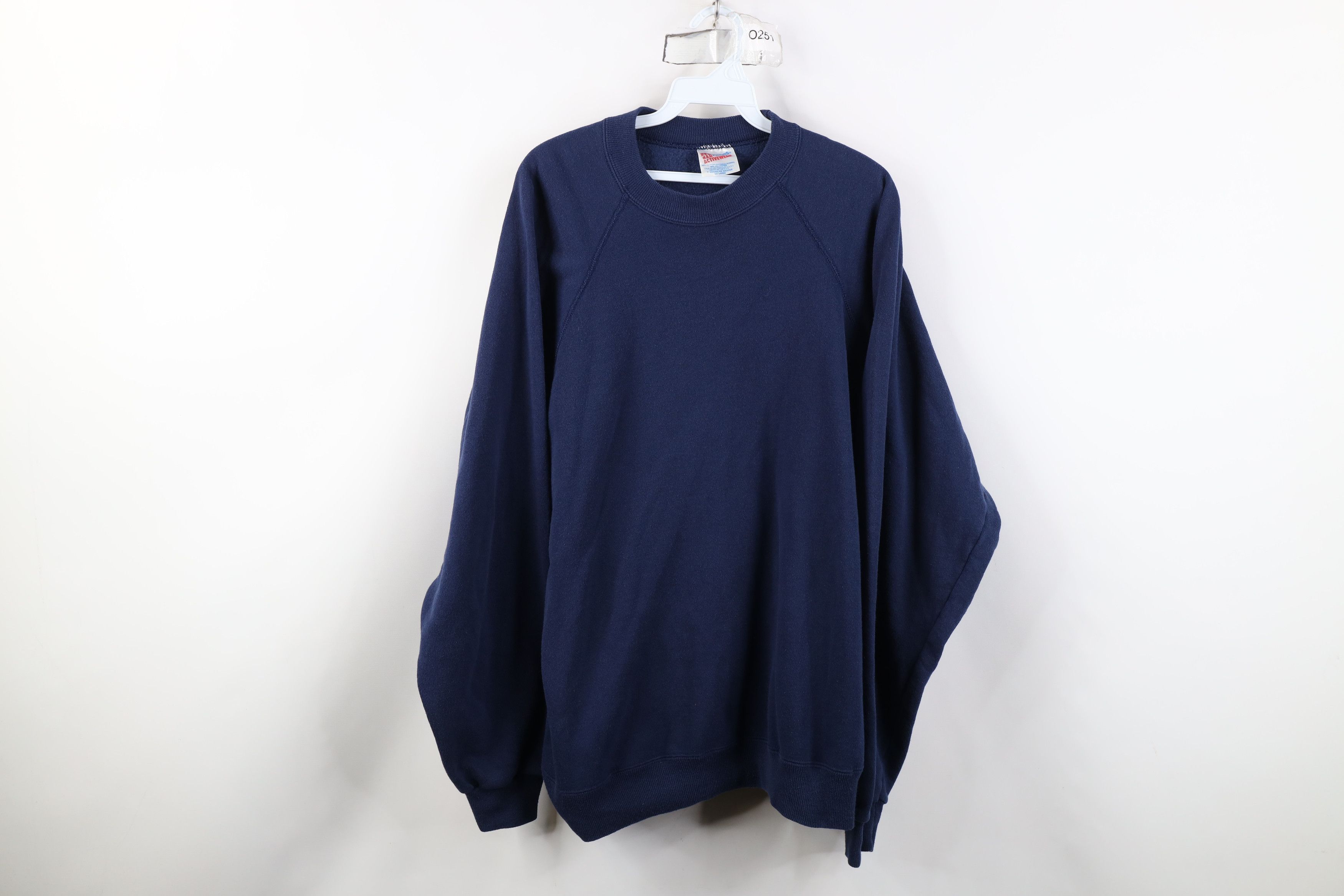 Vintage Vintage 80s 90s Streetwear Raglan Crewneck Sweatshirt USA Size US XXL / EU 58 / 5 - 1 Thumbnail