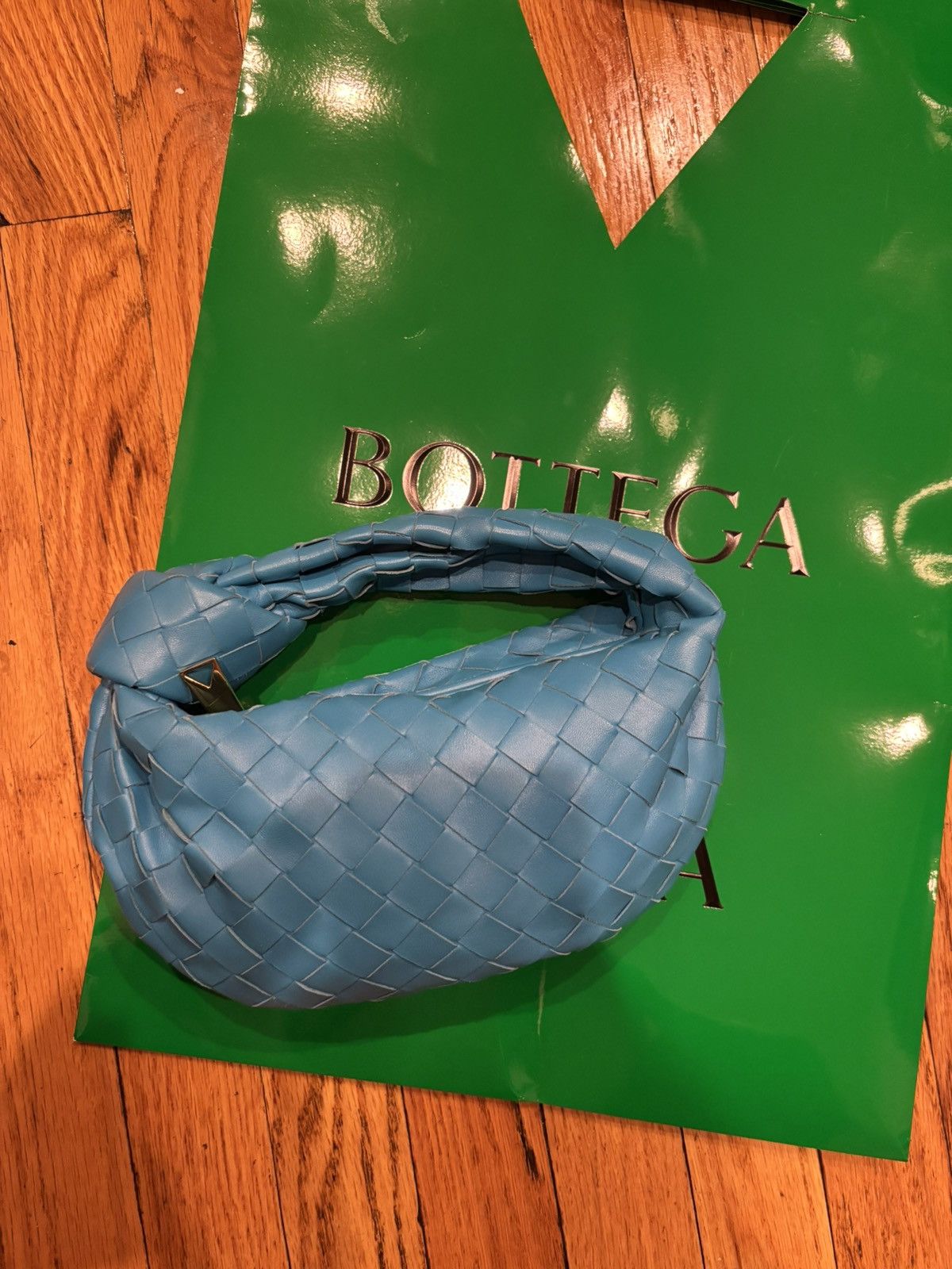 Bottega Veneta Bottega Mini Pool Blue Jodie Size ONE SIZE - 2 Thumbnail