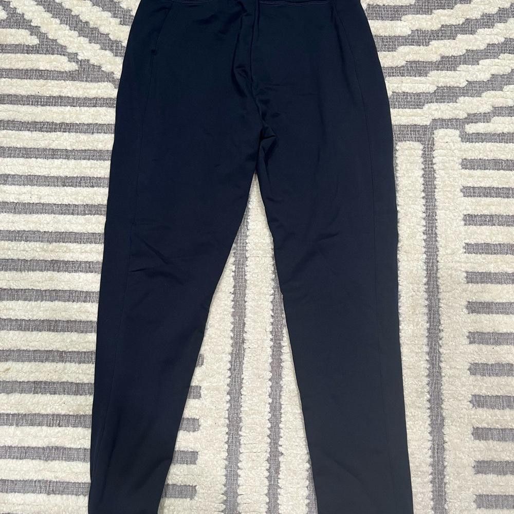 Lauren Ralph Lauren LRL Ralph Lauren Navy Silicone Red Logo Striped LEGGINGS Size 36" / US 14 / IT 50 - 6 Thumbnail