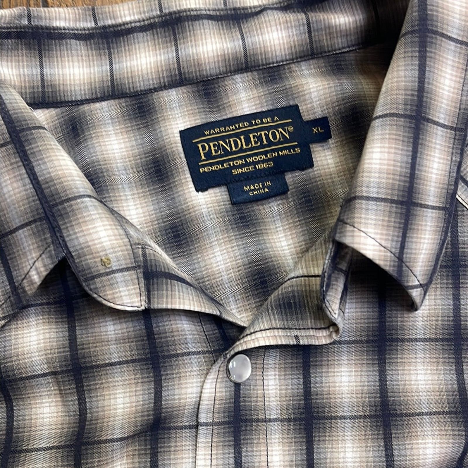 Pendleton Pendleton Pearl Snap Western Shirt XL Size US XL / EU 56 / 4 - 2 Thumbnail