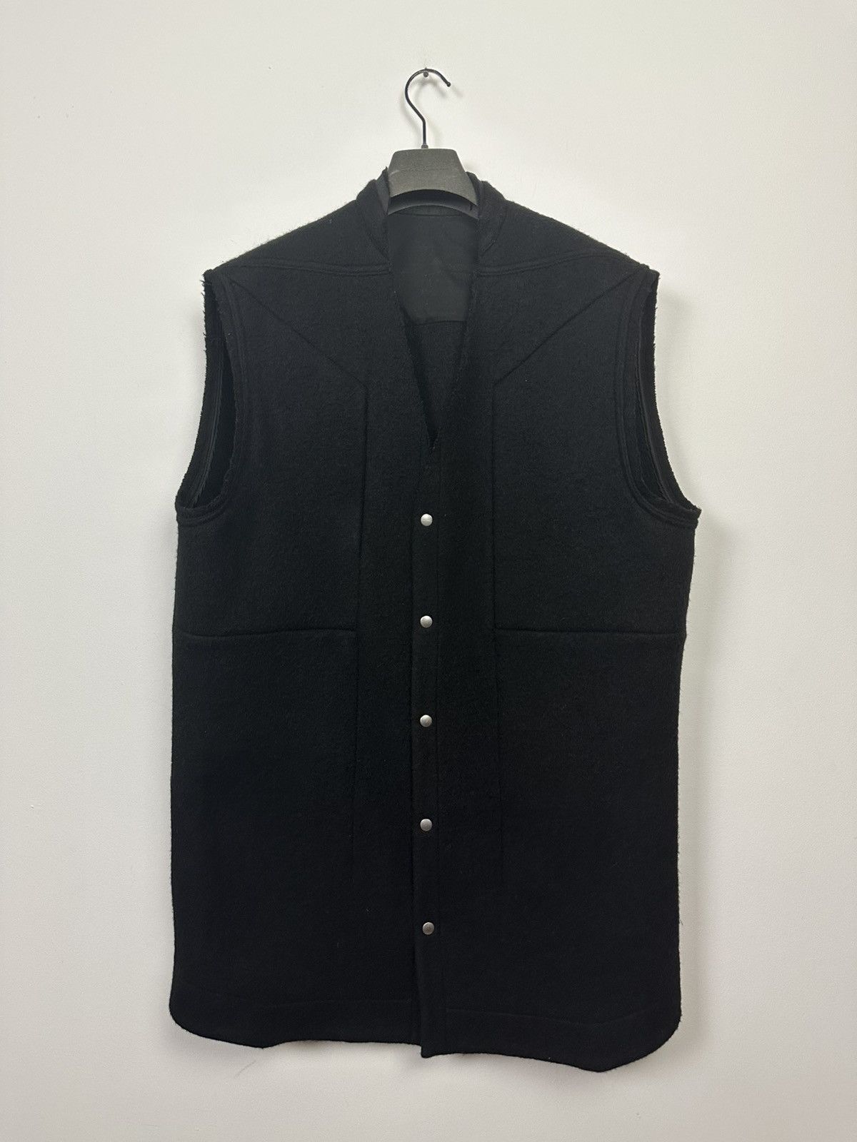 Rick Owens Rick Owens SS22 Strobe Pony Hair Gimp Vest | Grailed