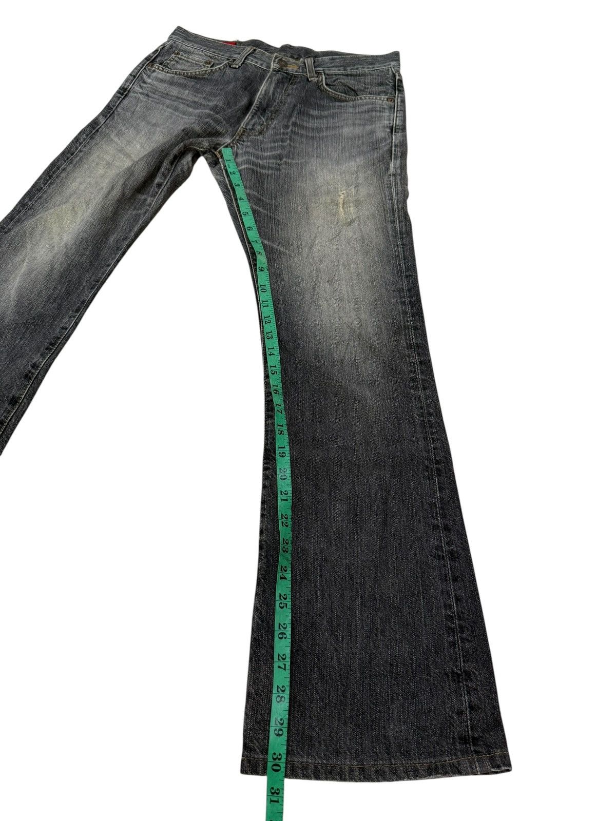 Edwin Flared Jeans Edwin 503 Japan Distressed Boot Cut Denim Size US 29 - 11 Thumbnail