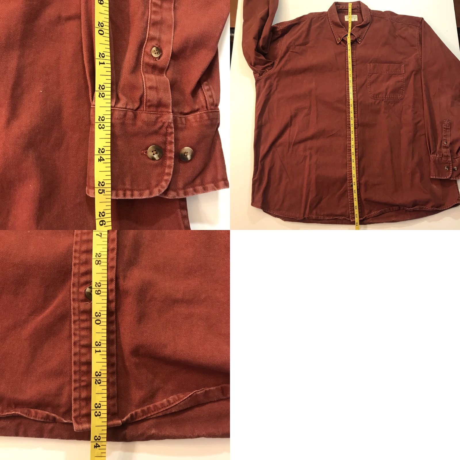 Vintage Cabela's Outdoor Heavy Button-Up Shirt Mens Long Sleeve Casual Red 2XL Size US XXL / EU 58 / 5 - 8 Thumbnail