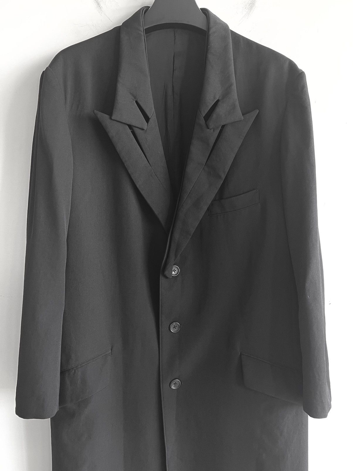 Yohji Yamamoto Yohji Yamamoto Pour Homme Gabardine DETACHABLE COLLAR JACKET Size US S / EU 44-46 / 1 - 5 Thumbnail