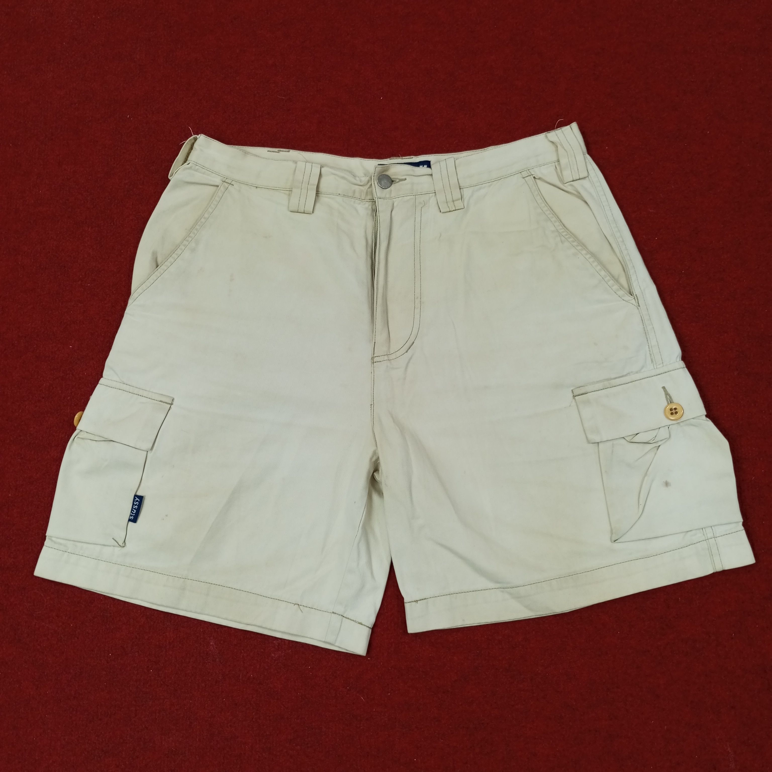 Vintage Stussy Streetwear Style Custom Art Short Pants c244n7 Size US 34 / EU 50 - 4 Thumbnail