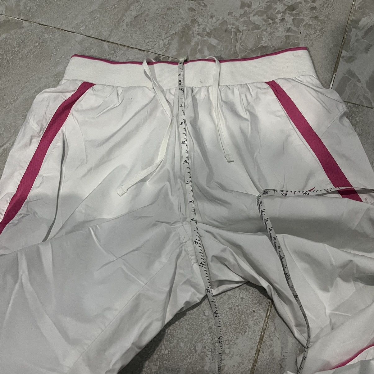 Nike Nike Women White Pink Track Pant Size 27" / US 4 / IT 40 - 7 Thumbnail