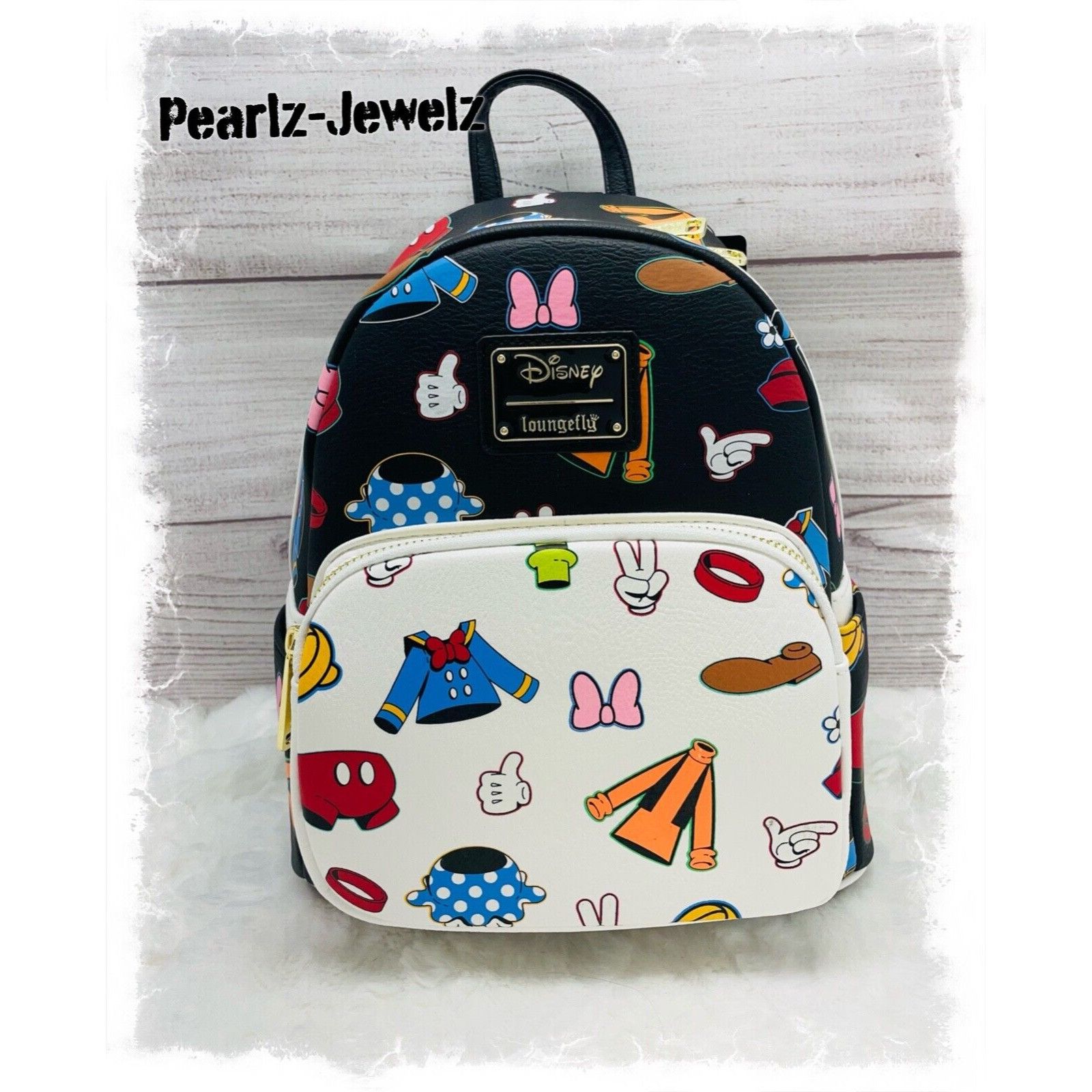 image of Loungefly Disney Mickey Mouse & Friends Clothes Mini Backpac, Women's