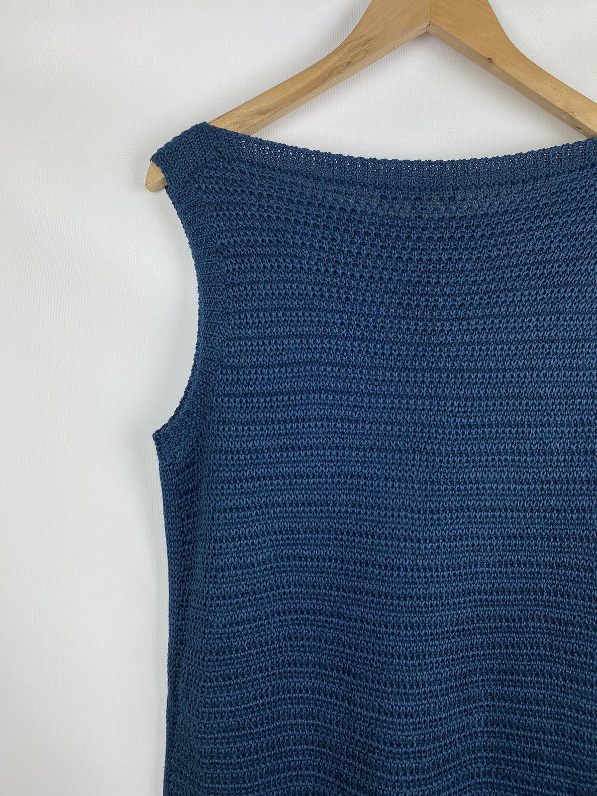 Loro Piana Loro Piana ladies sleeveless linen silk knitted dress size L Size L / US 10 / IT 46 - 13 Thumbnail