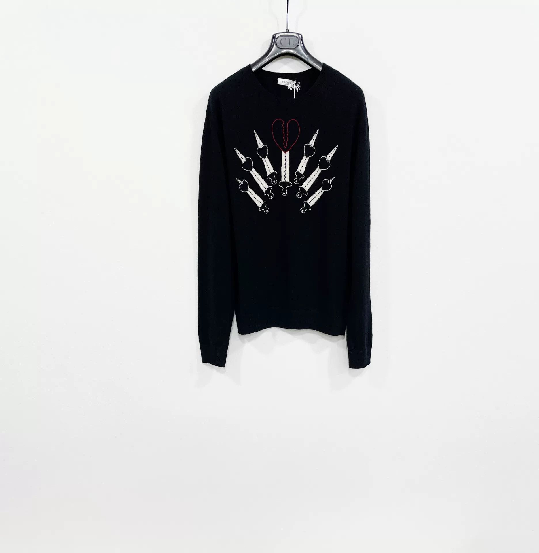 Valentino VALENTINO Wool Cashmere Sweater Size US M / EU 48-50 / 2 - 1 Thumbnail