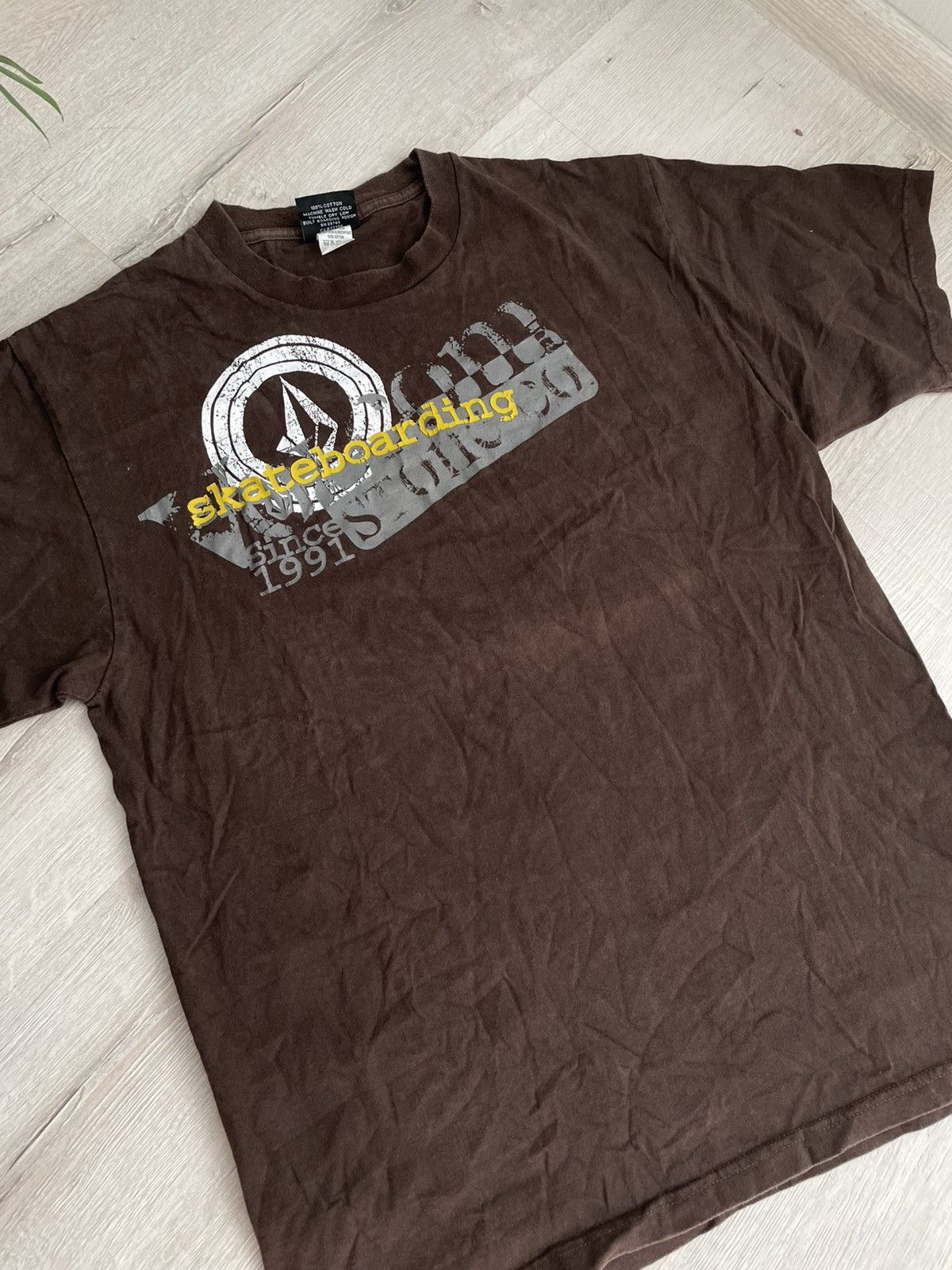 Vintage × Volcom Vintage 90s Volcom Skateboarding Faded T-shirt Sk8 Print Size US L / EU 52-54 / 3 - 4 Thumbnail