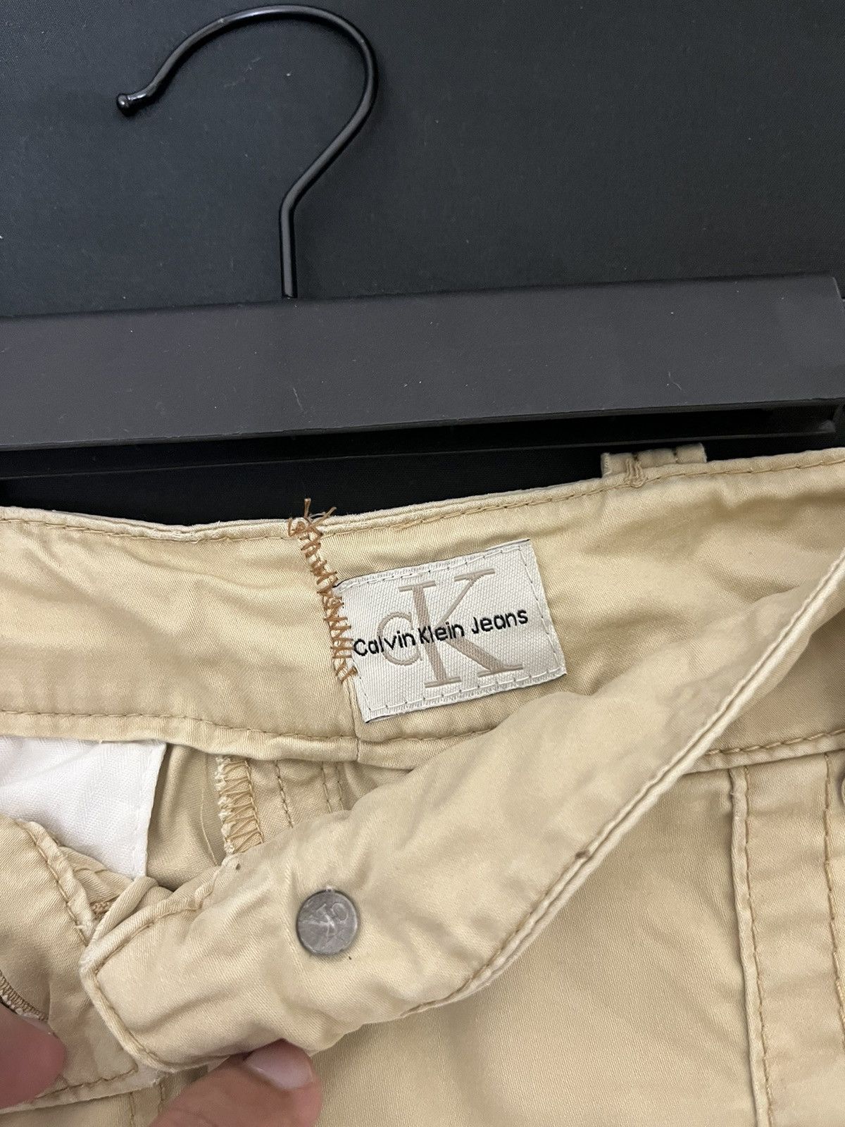 Calvin Klein × Calvin Klein 205W39NYC 31" Calvin Klein Rare Pocket Army Pants Baggy Size 31" - 7 Thumbnail