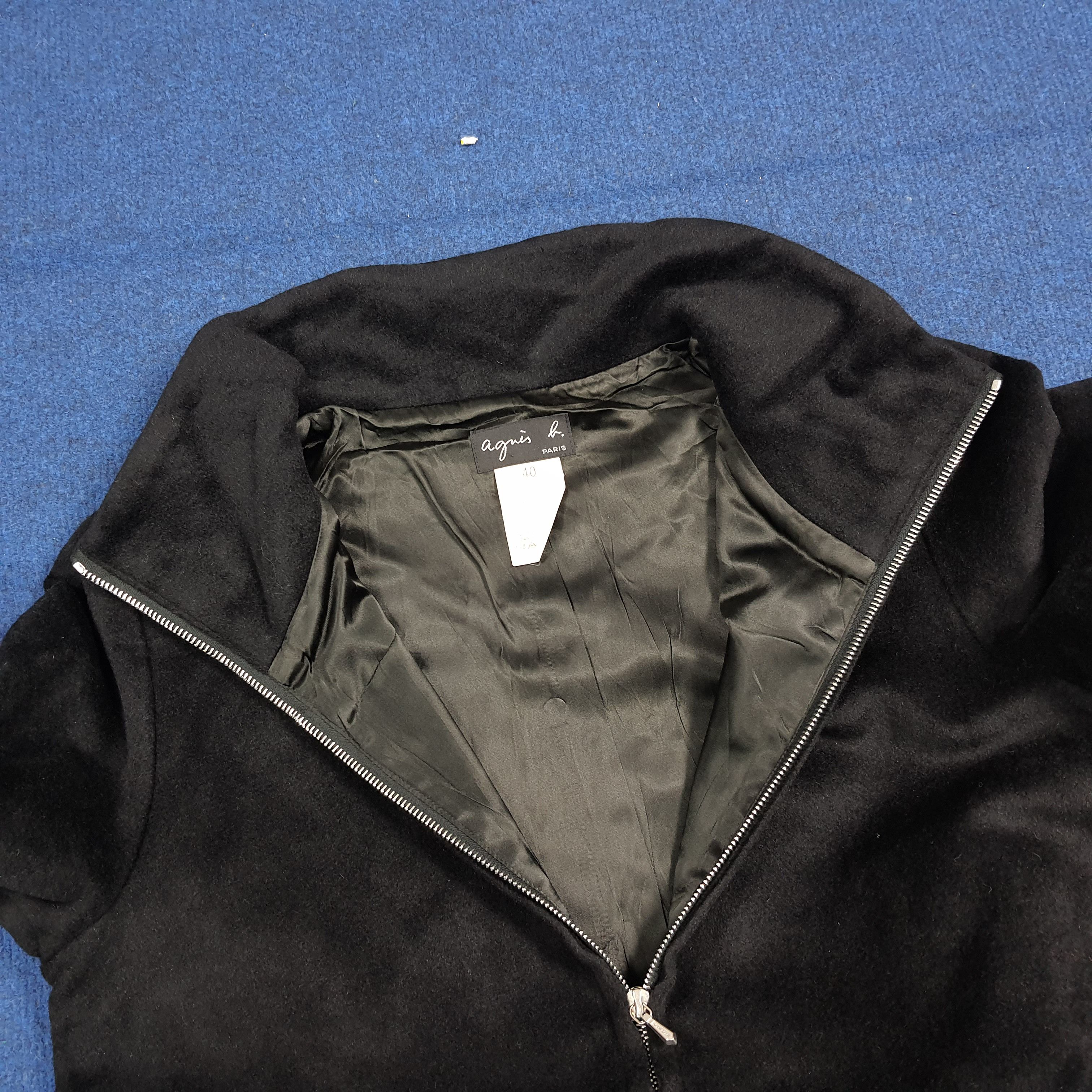 agnes b. Vintage Agnes b. Paris Wool Lined Zipper Jacket C281N10 Size US S / EU 44-46 / 1 - 4 Thumbnail