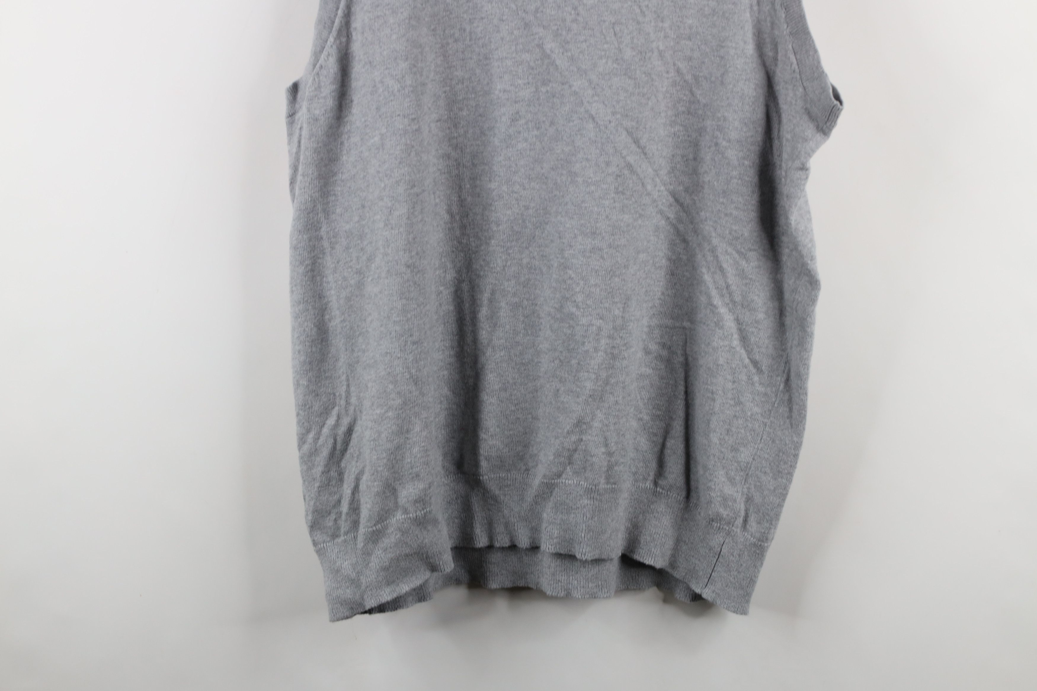 L.L. Bean × Vintage Vintage LL Bean Cashmere Knit V-Neck Sweater Vest Gray Size US XL / EU 56 / 4 - 10 Thumbnail