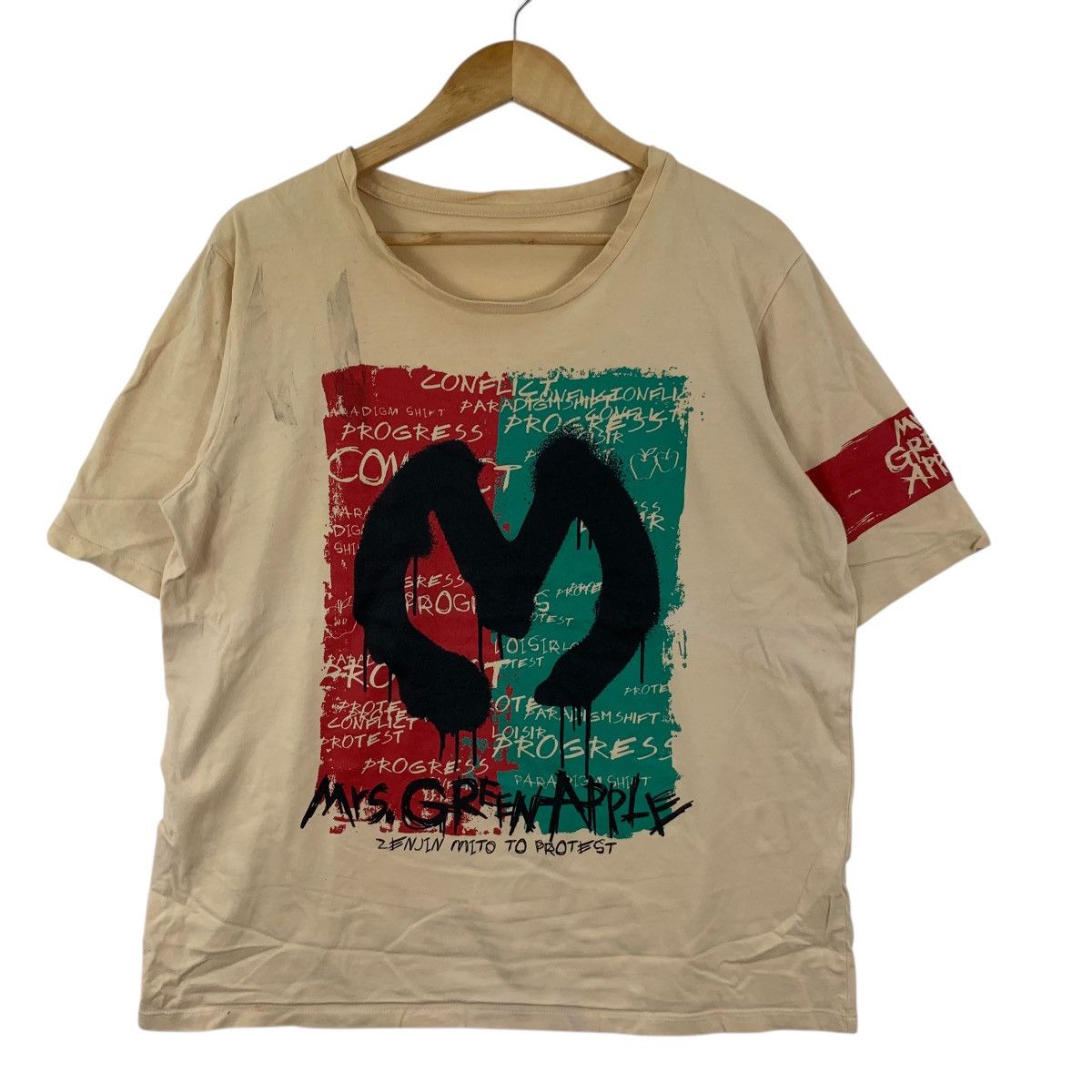 Band Tees MRS. GREEN APPLE Japan Rock Band Yu-Gi-Oh Ending Theme Tee Size US L / EU 52-54 / 3 - 5 Thumbnail