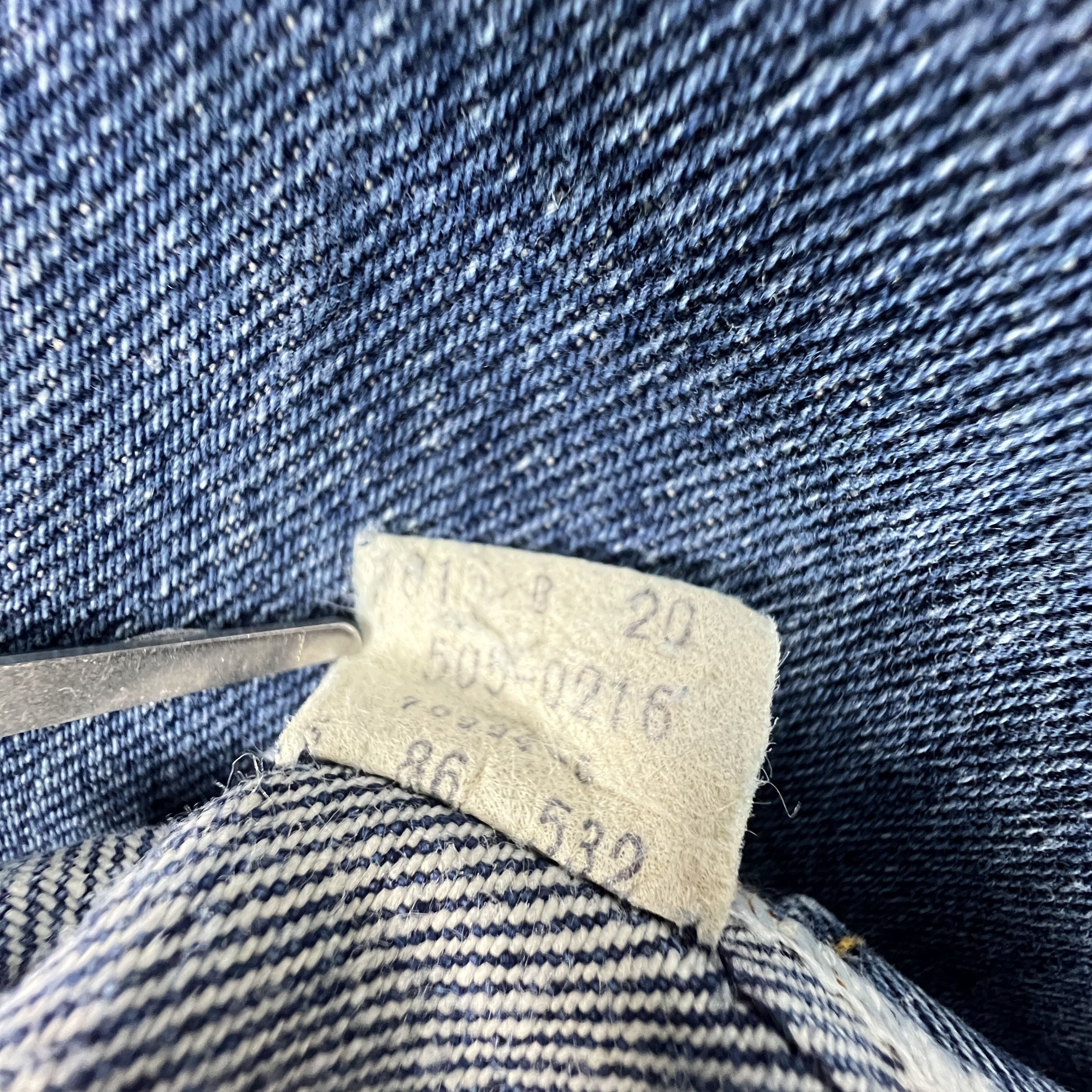 Levi's × Vintage VTG 80s Levi's Jeans 505 Straight Blue Faded Cotton Denim Size US 32 / EU 48 - 9 Thumbnail