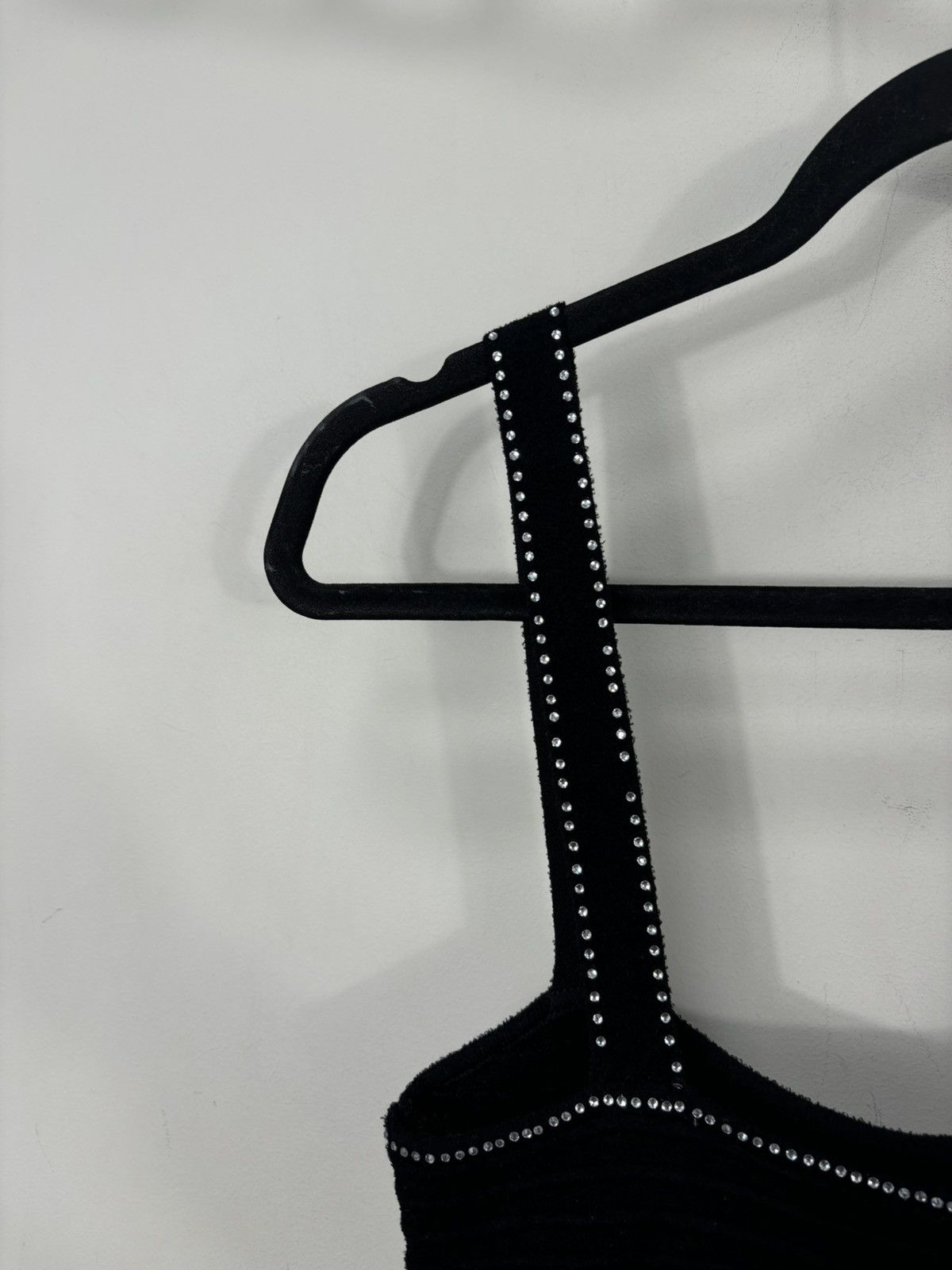 Sandro Sandro Paris NWT Velvet Knit Black Strapless Mini Dress Size S / US 4 / IT 40 - 16 Thumbnail