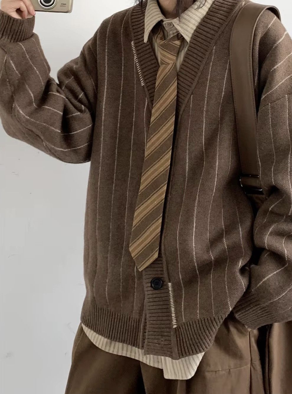 Japanese Brand Unisex Vintage Striped Knitwear Cardigan Size US XL / EU 56 / 4 - 3 Thumbnail