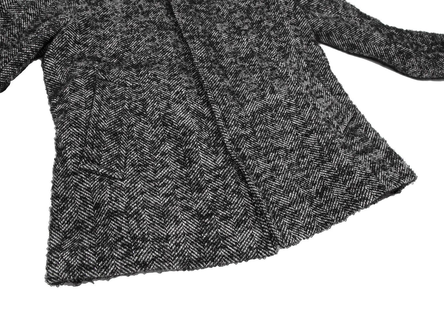 Kolor Mohair Blend Loop T Coat in Black Gray 1 Size US S / EU 44-46 / 1 - 9 Thumbnail