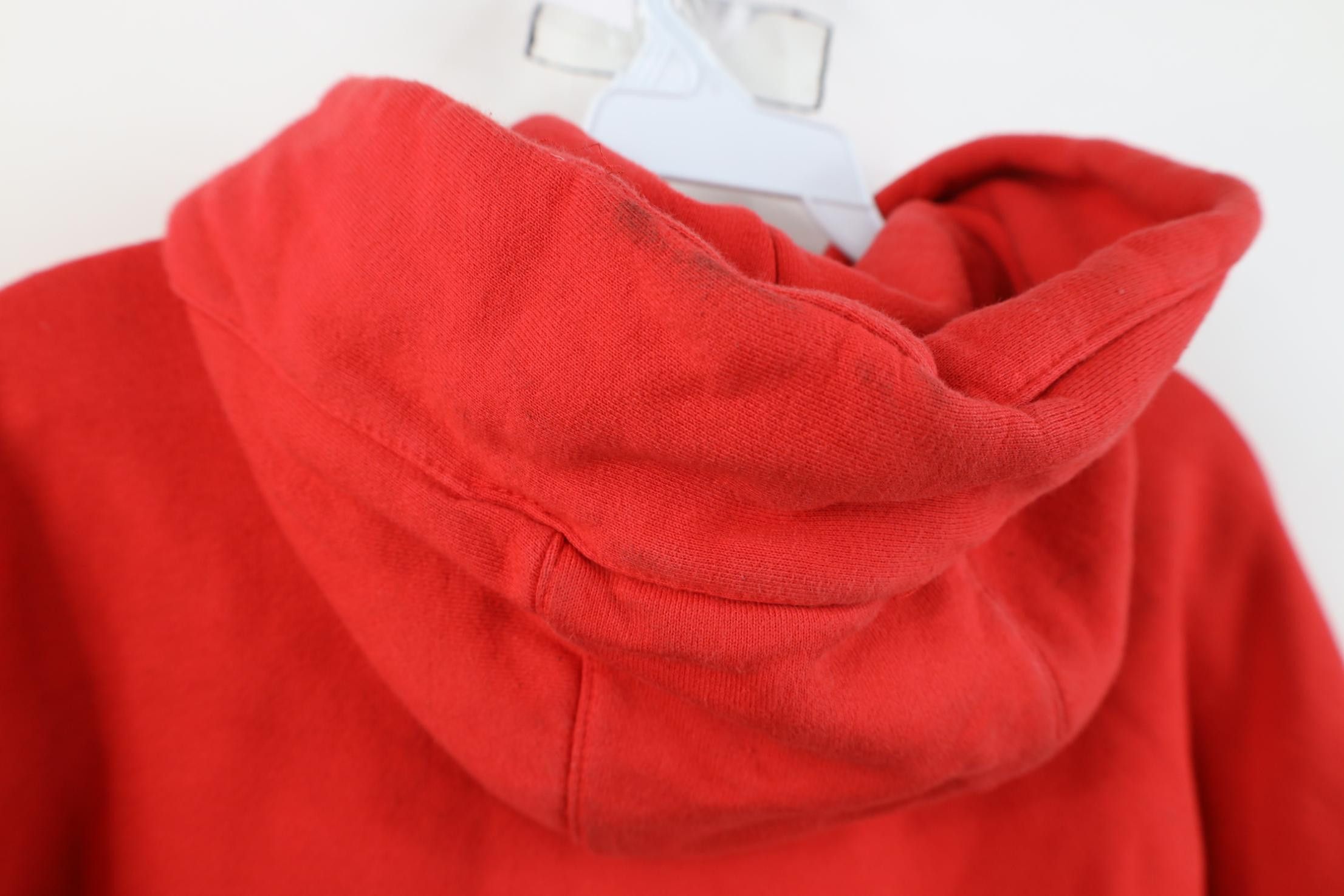 Nike Vintage Y2K Nike Air Block Big Swoosh Hoodie Sweatshirt Red Size US M / EU 48-50 / 2 - 13 Thumbnail