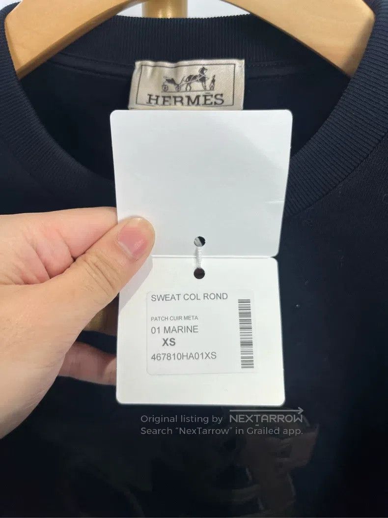 Hermes Hermes Blue Printed Pattern Long Sleeve Sweatshirt Size XS / US 0-2 / IT 36-38 - 5 Thumbnail