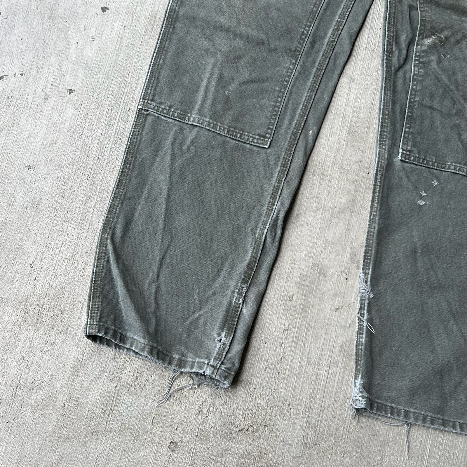 Carhartt × Vintage Carhartt green double knee work wear carpenter pants Size US 33 - 9 Thumbnail