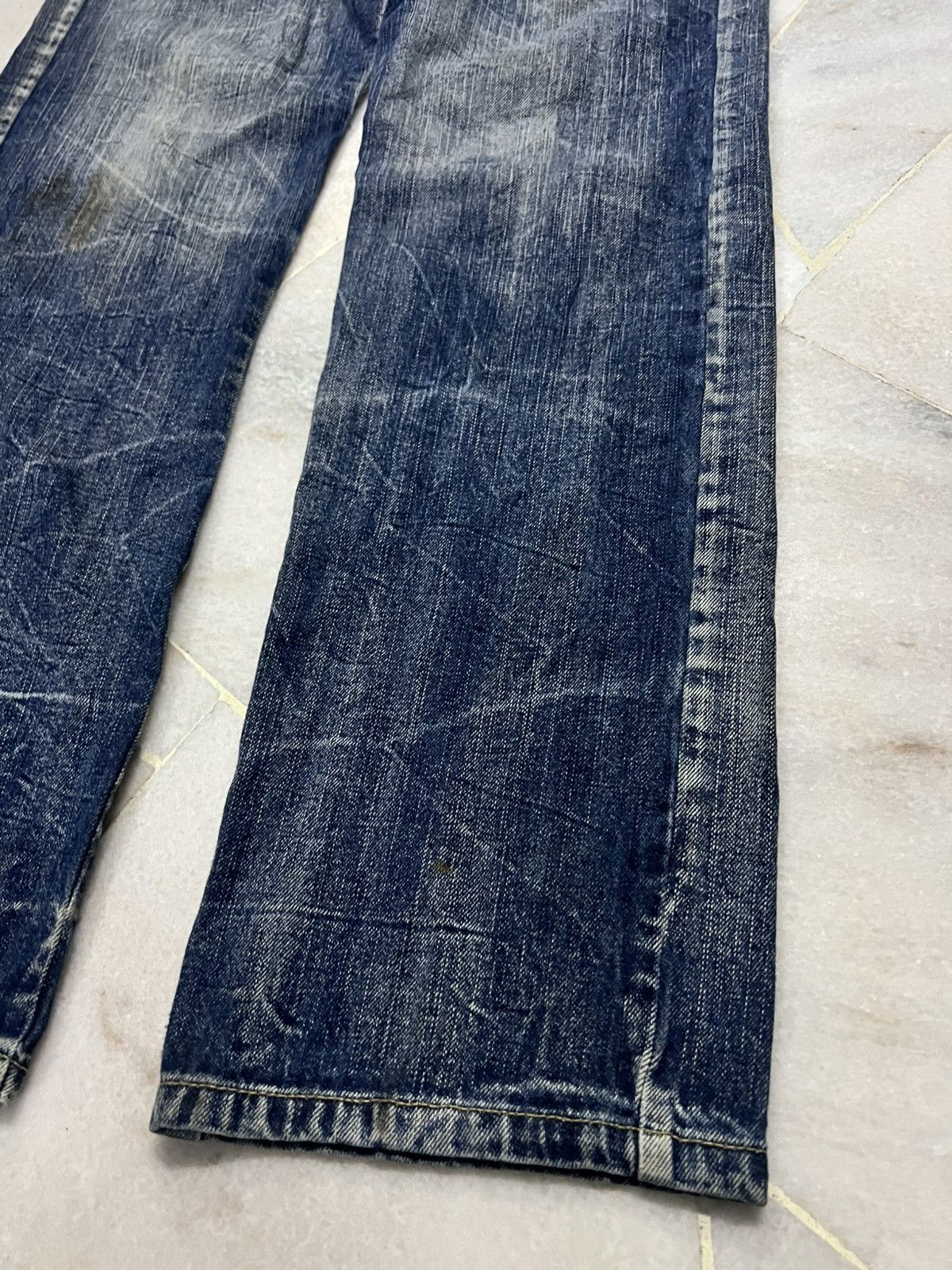 If Six Was Nine × Japanese Brand 💥Double Waist💥Vintage Japanese Brand Unbrand Claw Jean Japan Size US 34 / EU 50 - 4 Thumbnail