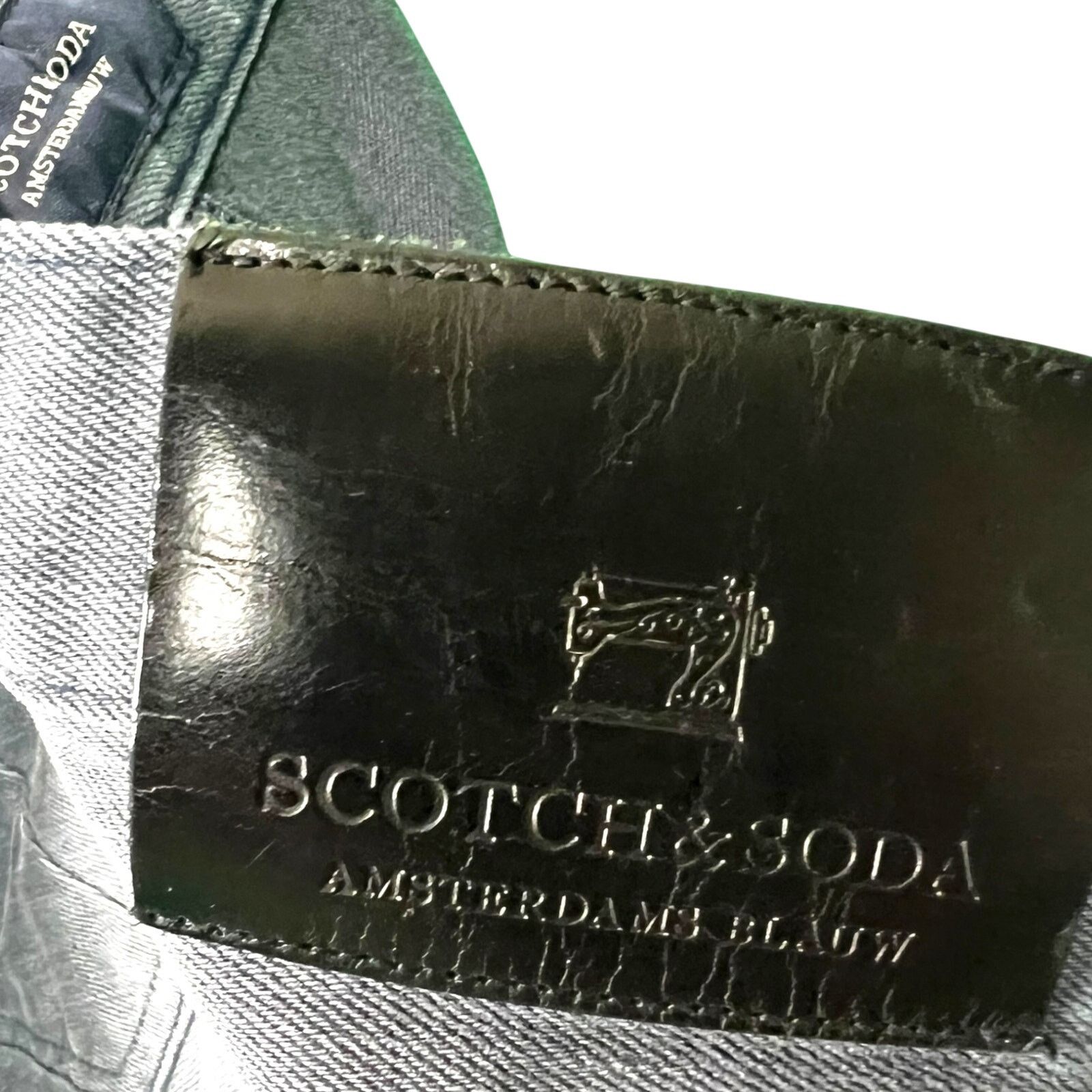 Scotch & Soda Scotch & Soda Men 31x32 Ralston Gray Slim Straight Jeans Size US 31 - 10 Thumbnail