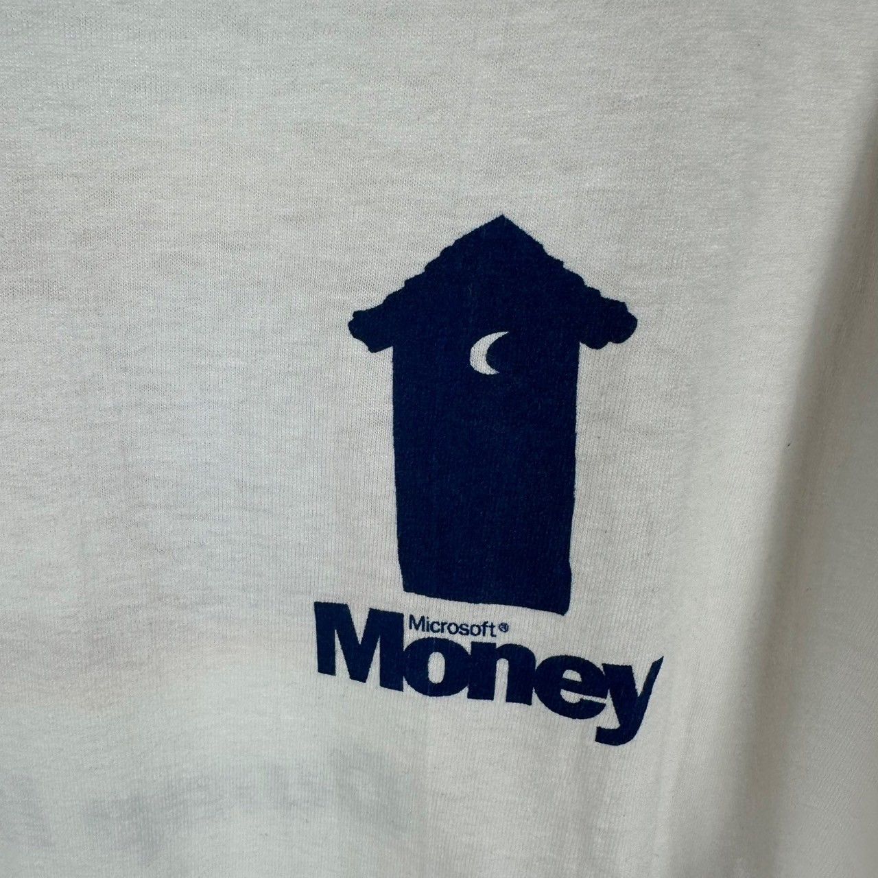 Vintage Vintage 90s Microsoft Money Computer Program Promo T-Shirt Size US XL / EU 56 / 4 - 2 Thumbnail