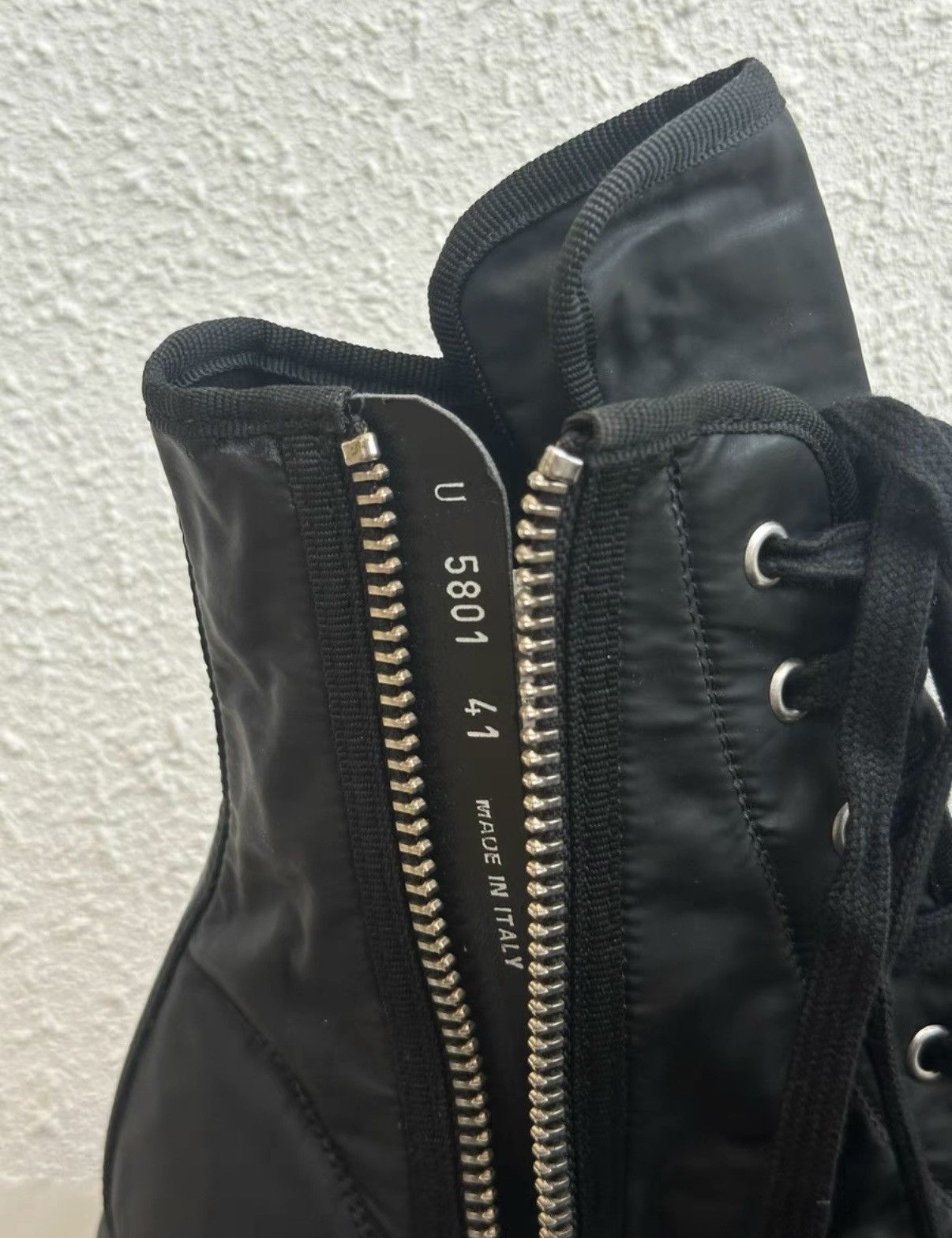 Rick Owens Rick Owens Black Warrior High-Top All Black Size US 8 / EU 41 - 5 Thumbnail