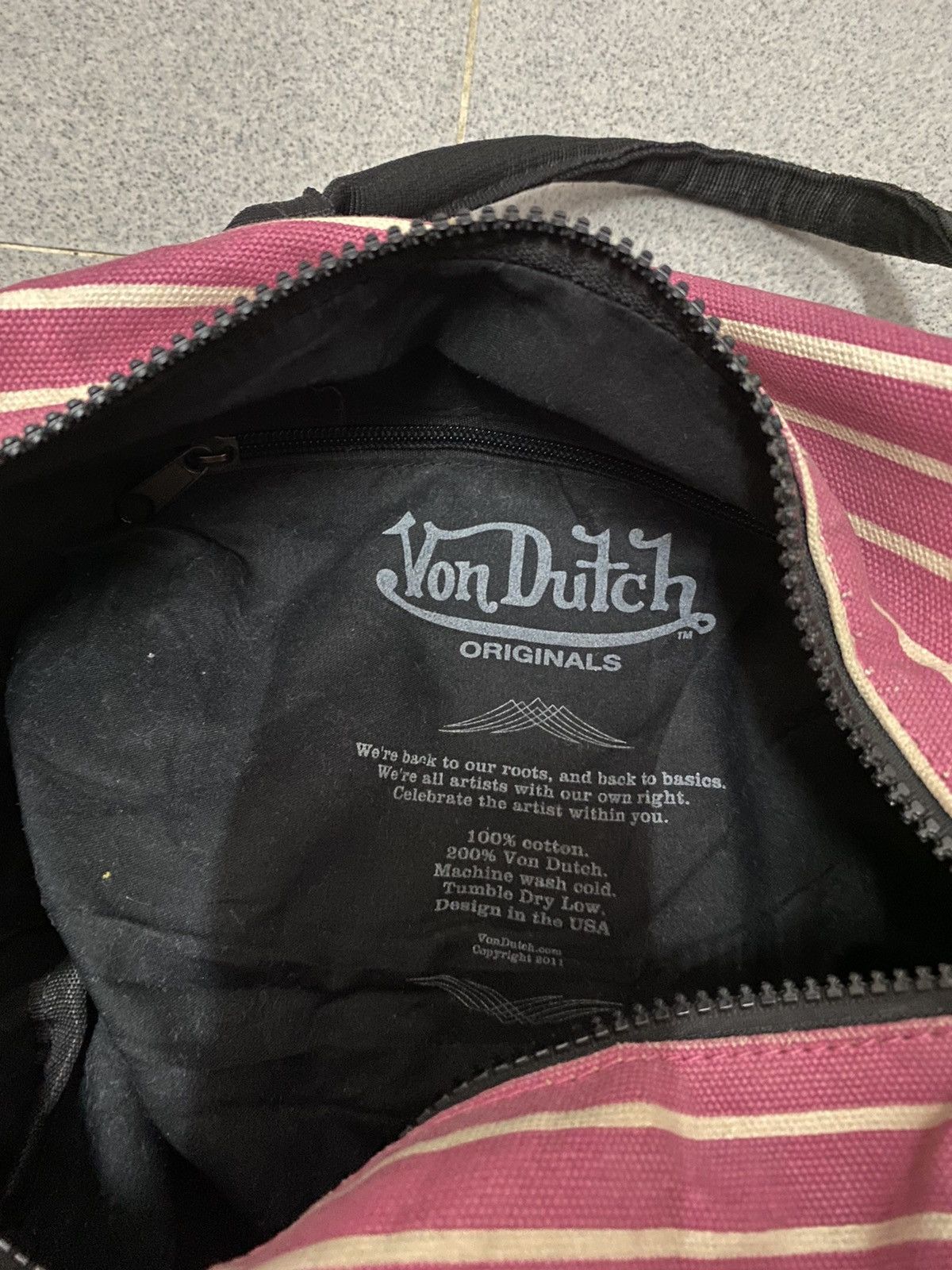 Vintage × Von Dutch Offer‼️Vintage Von Dutch Two ways Duffle Bag Size ONE SIZE - 6 Thumbnail