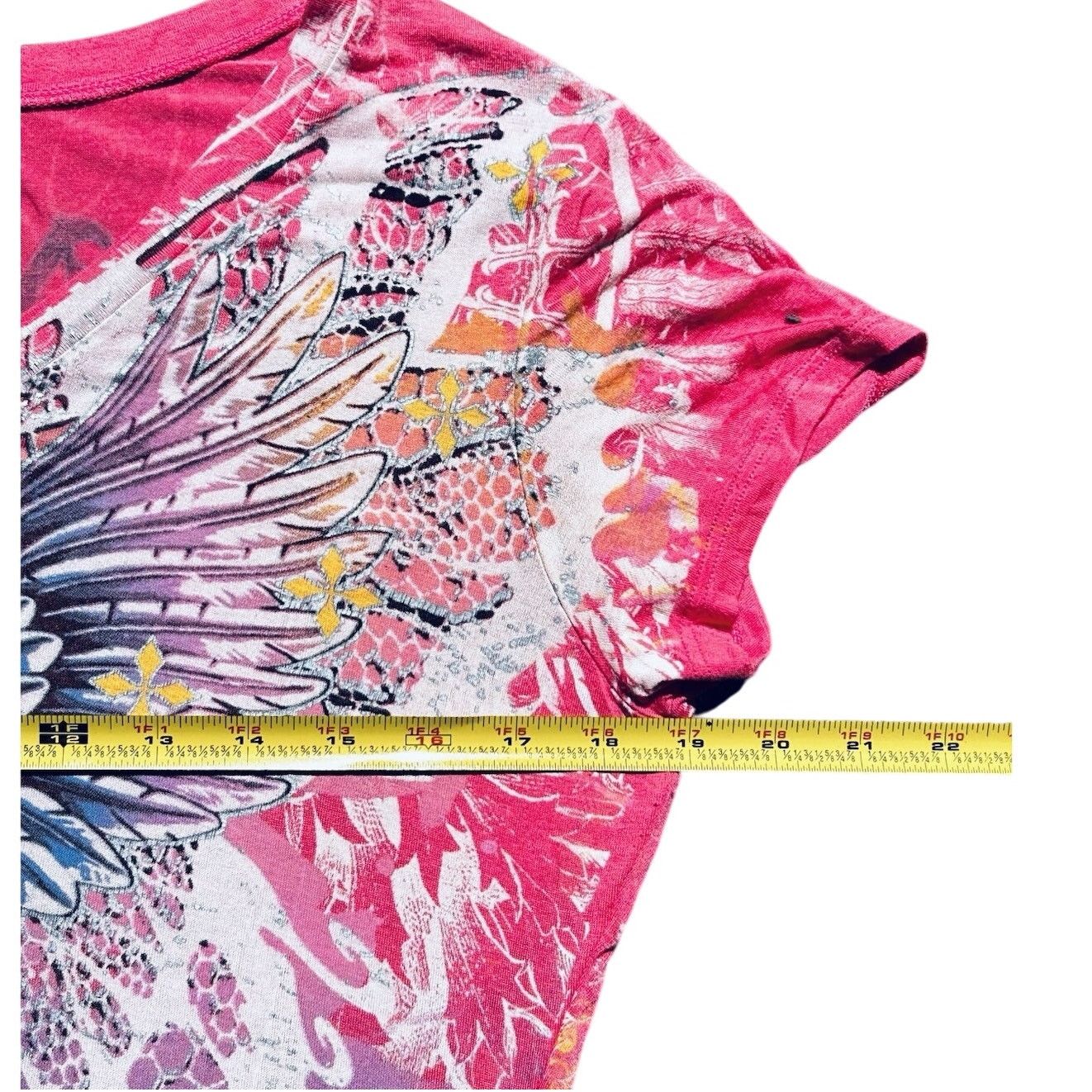 Other xzavier tshirt Wmn Junior Xl Pink Orange Wing Embellish USA Size XL / US 12-14 / IT 48-50 - 4 Thumbnail
