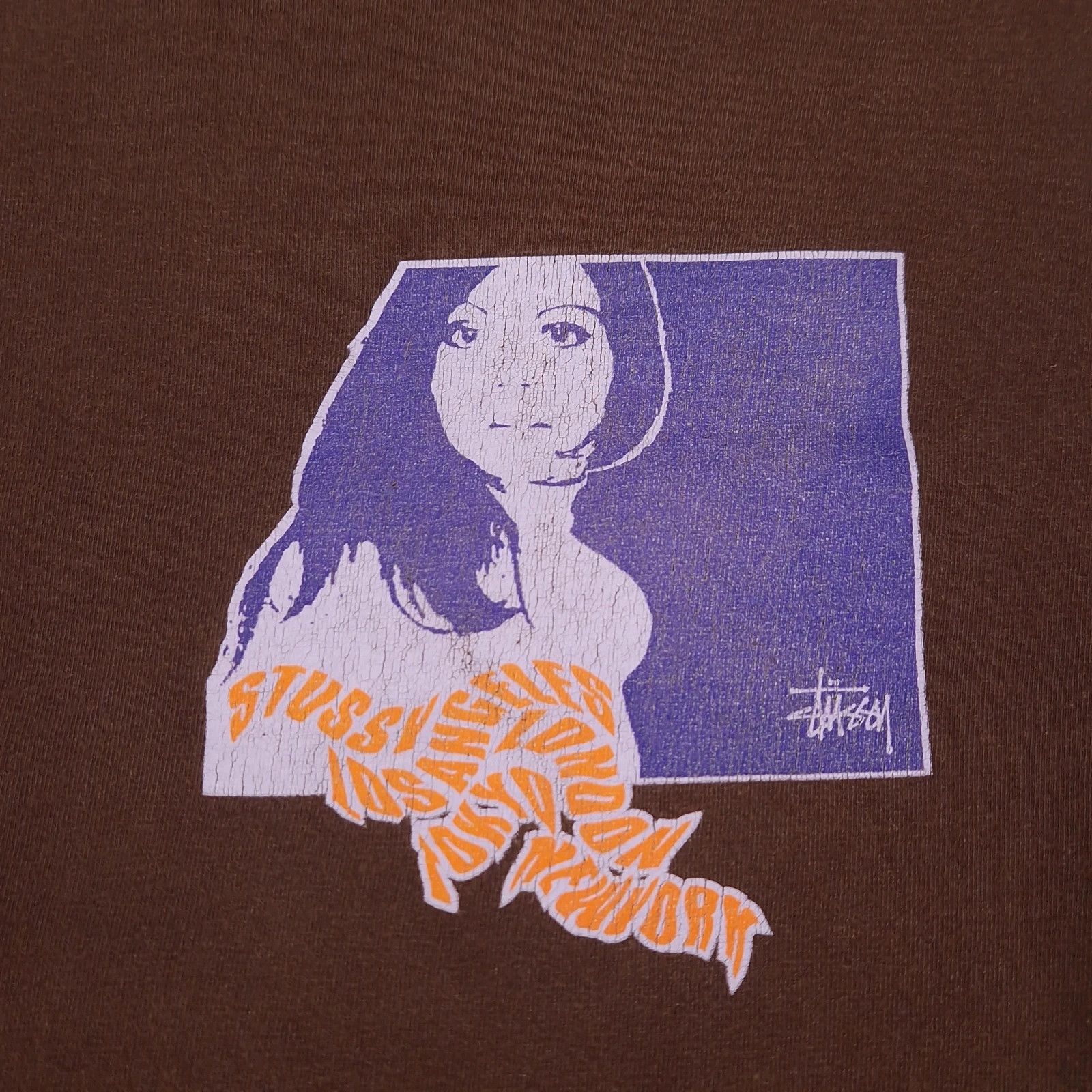 Stussy 90s Vintage Stussy Surfer Girl Tee Size US M / EU 48-50 / 2 - 3 Thumbnail