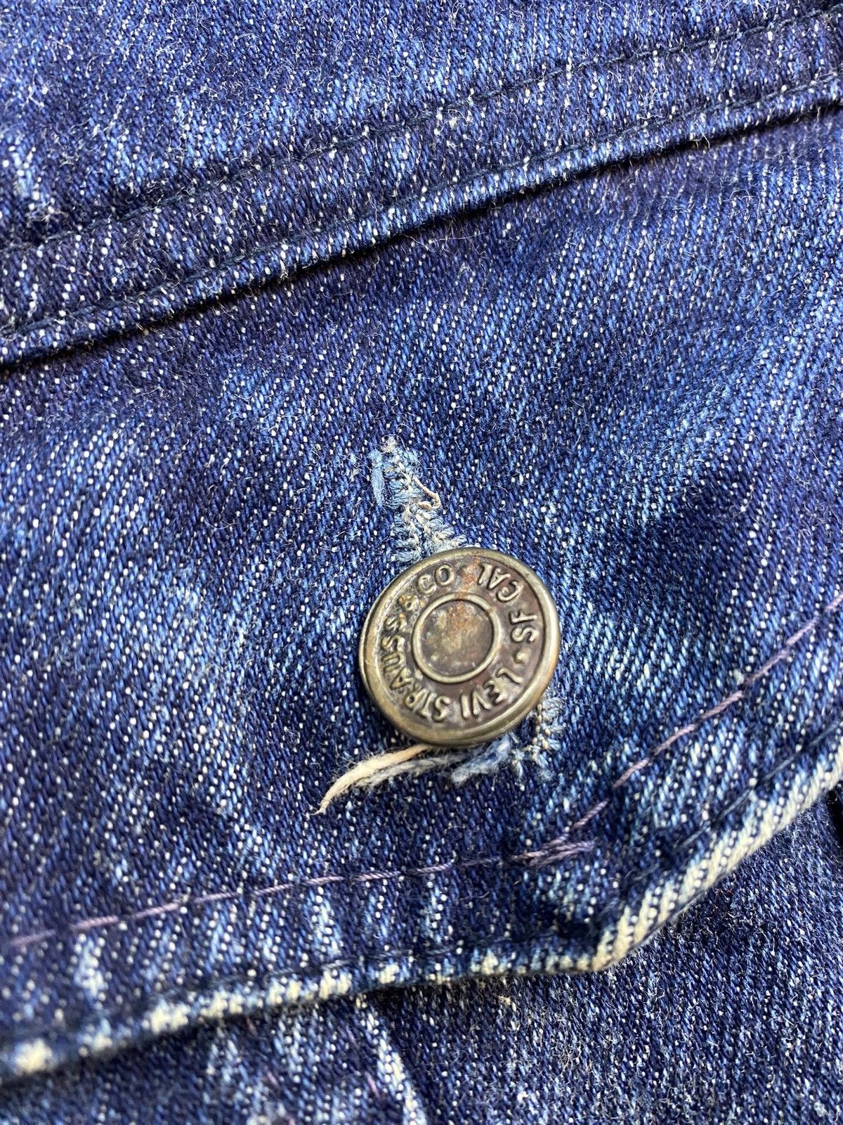 Levi's × Levi's Vintage Clothing × Vintage Vintage 80s Levi's Denim Jacket Size US L / EU 52-54 / 3 - 7 Thumbnail