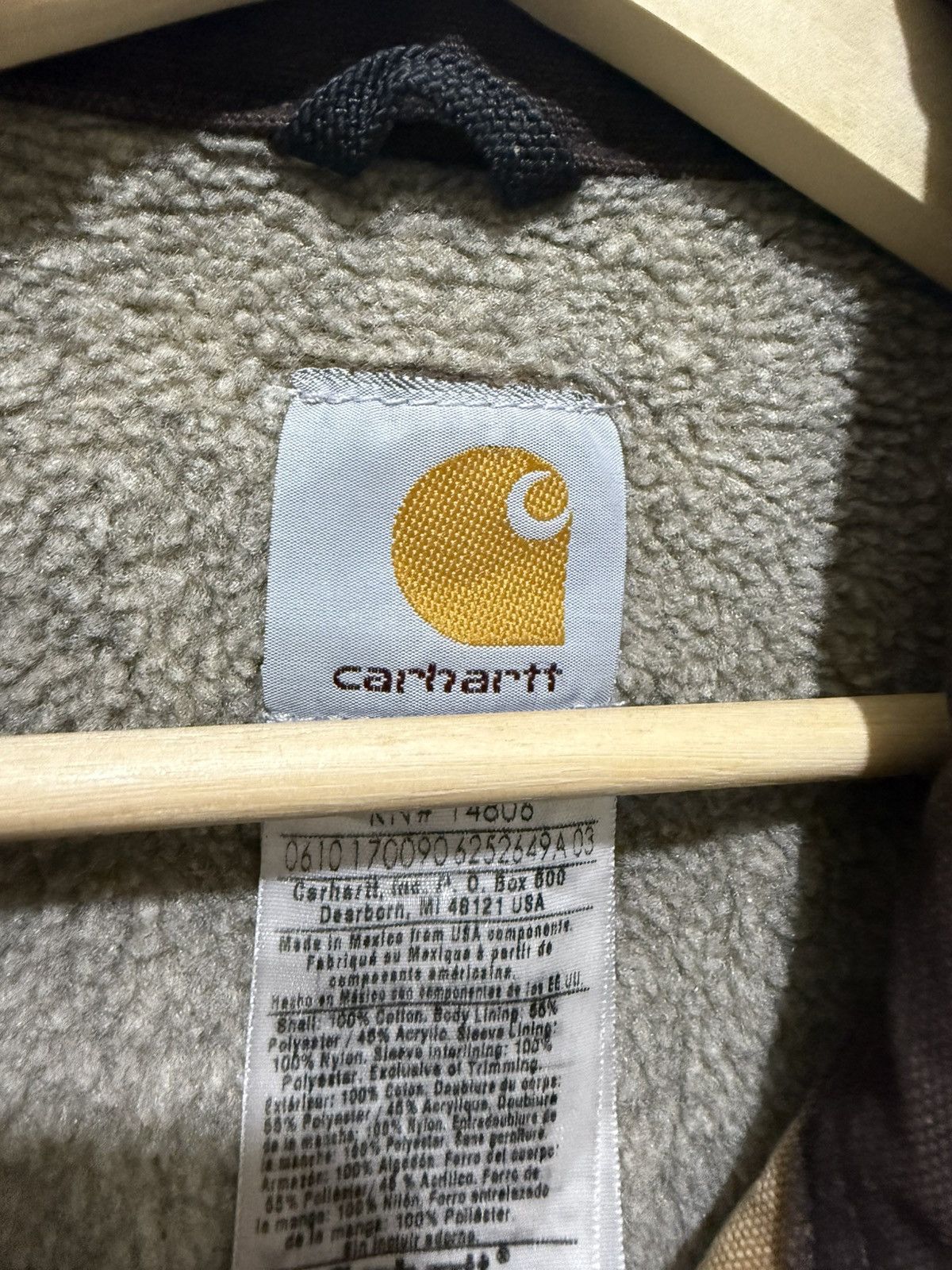 Carhartt Carhartt Detroit Ridgestone Sherpa Lining Work Jacket Size US L / EU 52-54 / 3 - 5 Thumbnail