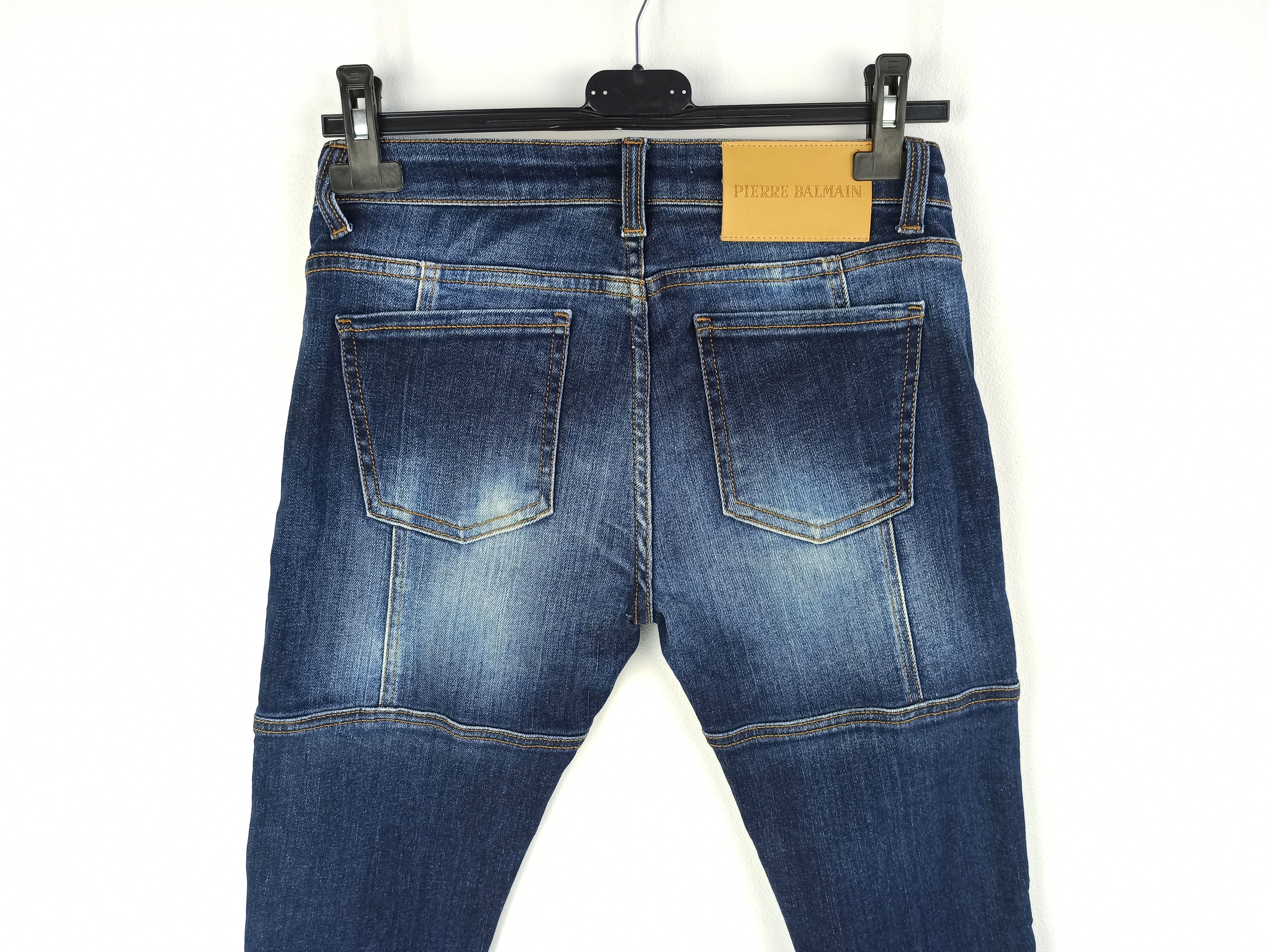 Balmain Balmain Blue Jeans Size 28" / US 6 / IT 42 - 2 Thumbnail