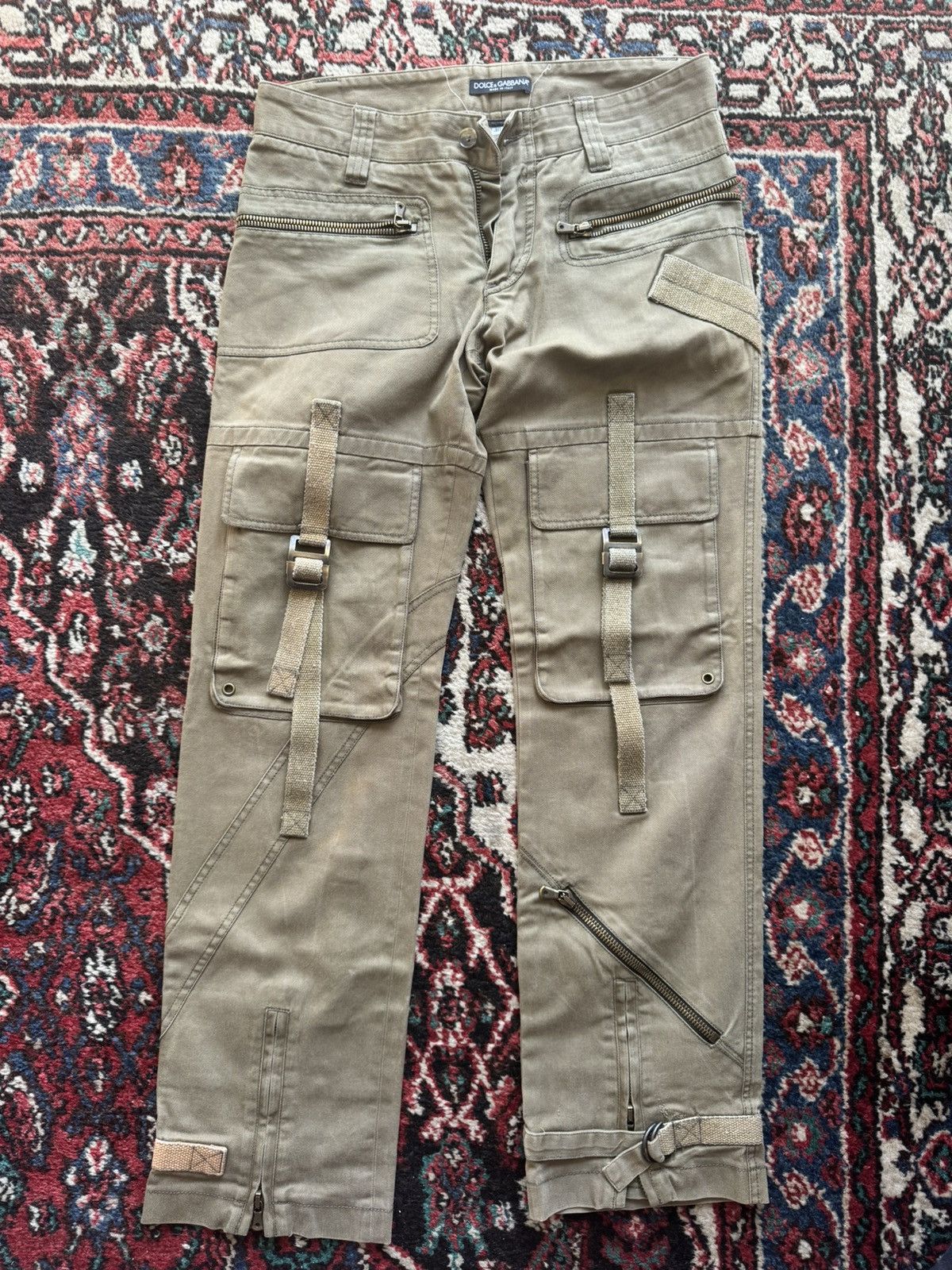 Dolce & Gabbana AW03 DOLCE & GABBANA FLIGHT PANT Size US 30 / EU 46 - 1 Thumbnail