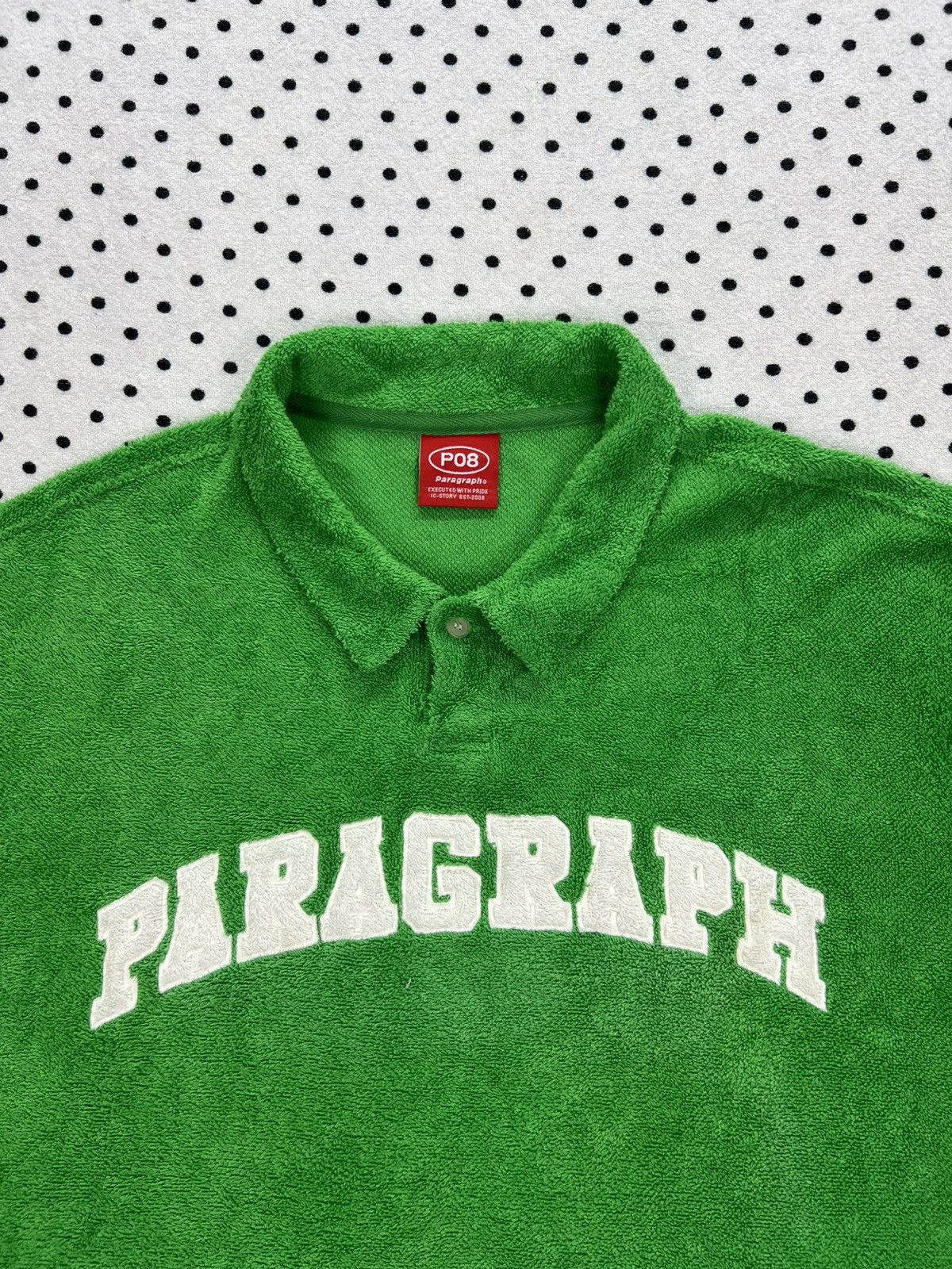 Japanese Brand Paragraph Arch Logo Terry Polo Shirt Size US L / EU 52-54 / 3 - 7 Thumbnail